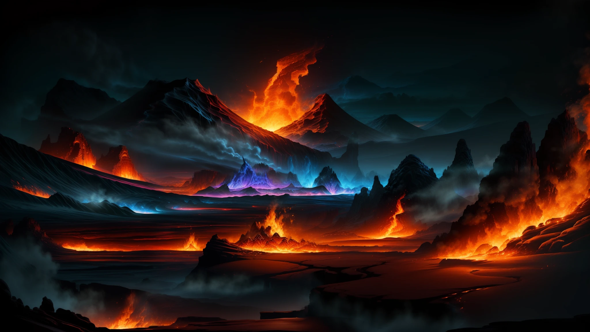 steam, heat, vulcan, lava, magma, canyon, masterpiece, best quality, (extremely detailed CG unity 8k wallpaper), (best quality), (best illustration), (best shadow)