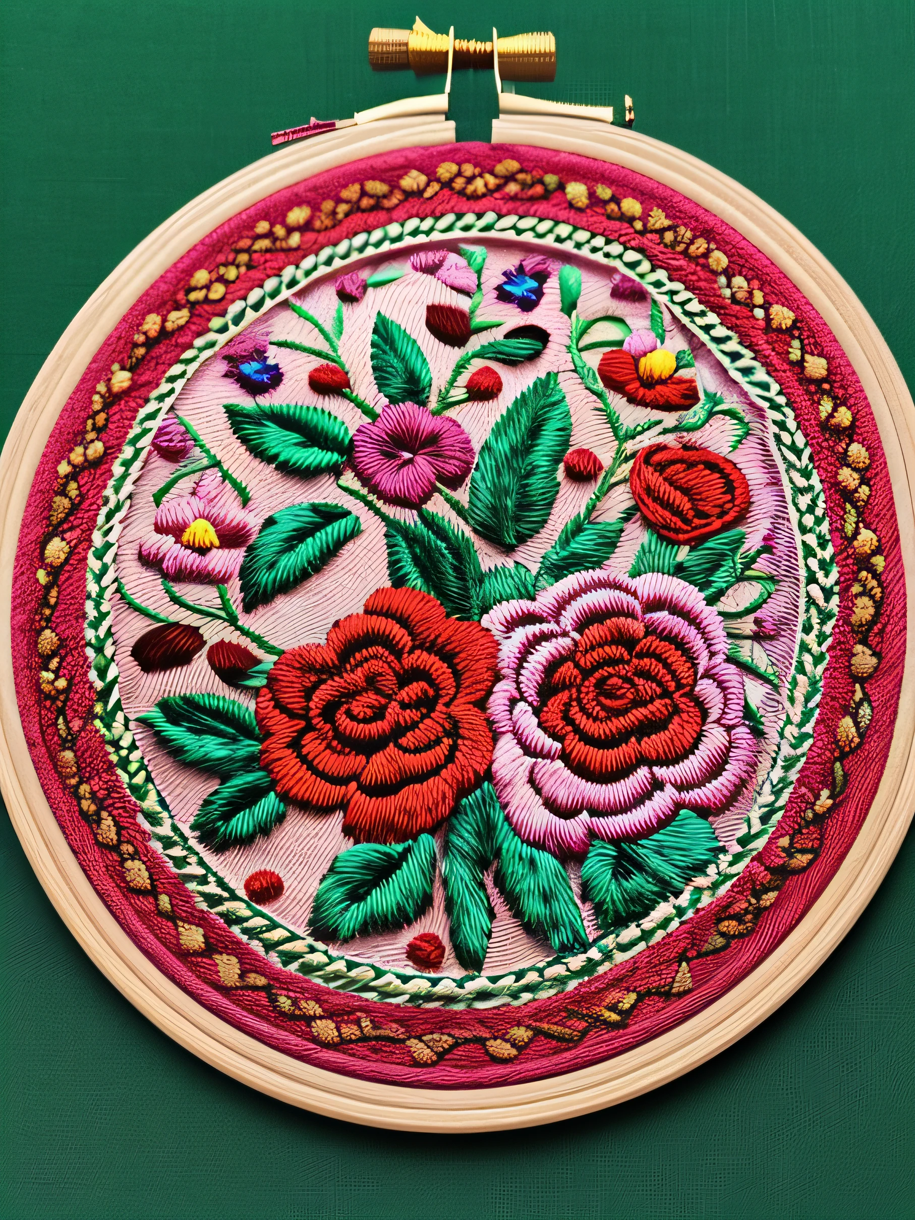 traditional floral embroidery --auto