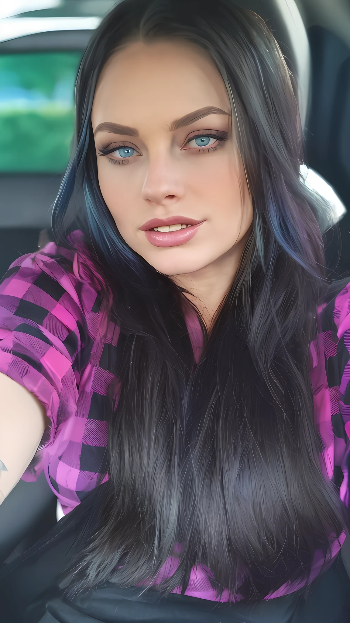 woman, solo, stripper, light blue hair, dark blue eyes, detailed face, 
([Julianne Hough|Megan Fox|Christina Hendricks]:0.8), (puffy lips :0.9),
masterpiece, professional, high quality, beautiful, amazing, gothic, Getty Images, miko, giant,
photoshoot, 4k, realistic, detailed background, abhorrent, real life, by Walter Beach Humphrey, by Pierre Bonnard,