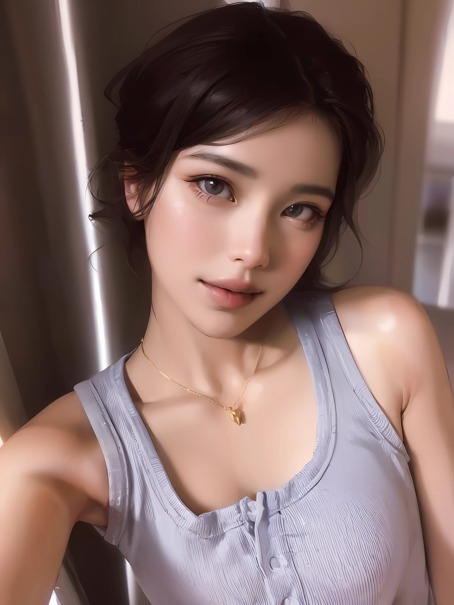 Generate sunshine girl effects,Be realistic