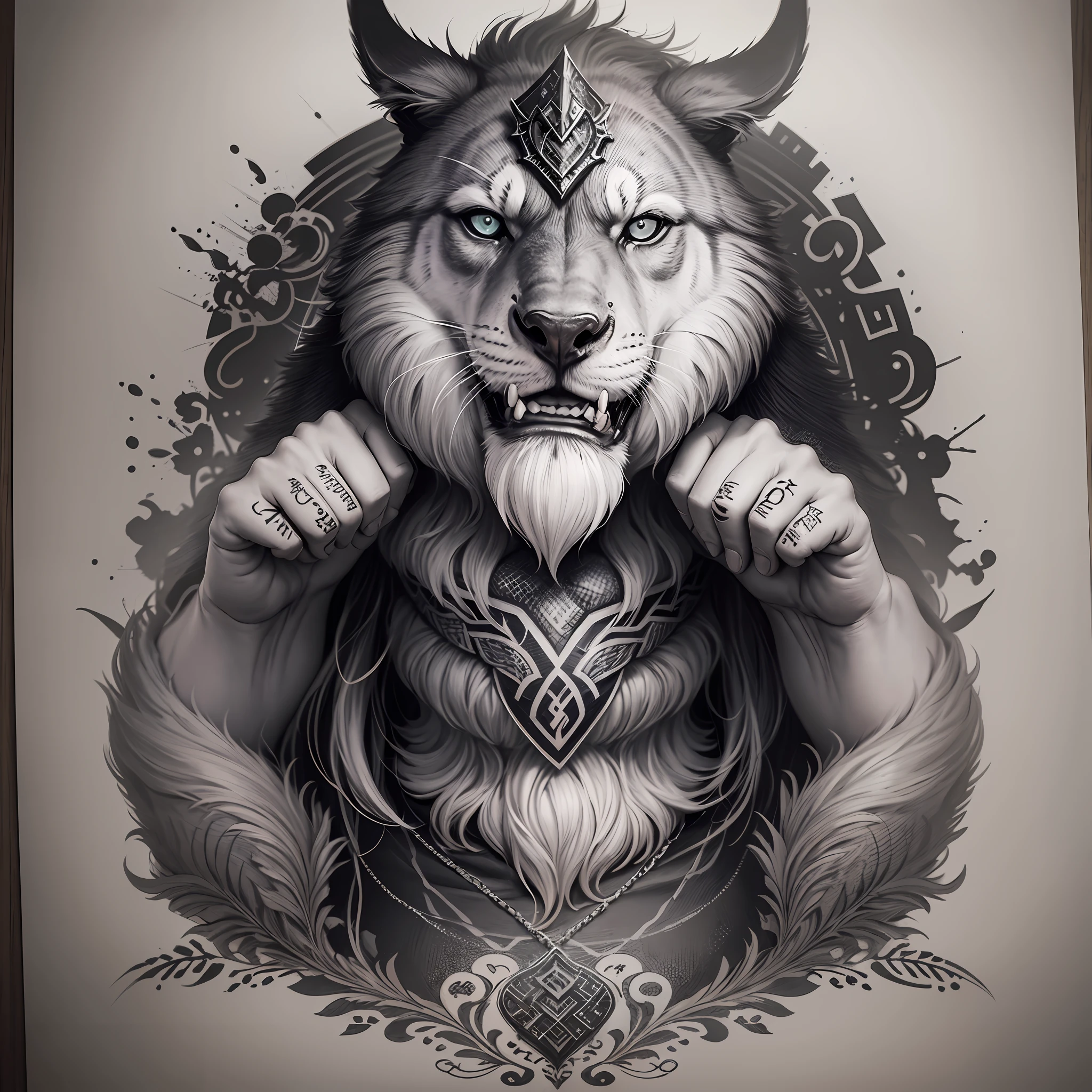 Vikings tattoo ideas in black and white --auto --s2