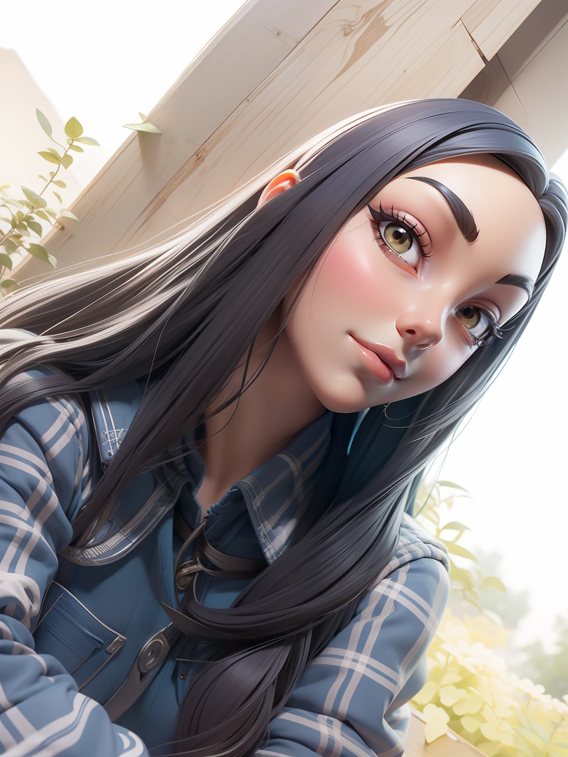 anime, desenho, ultrarrealista, detalhado, mulher