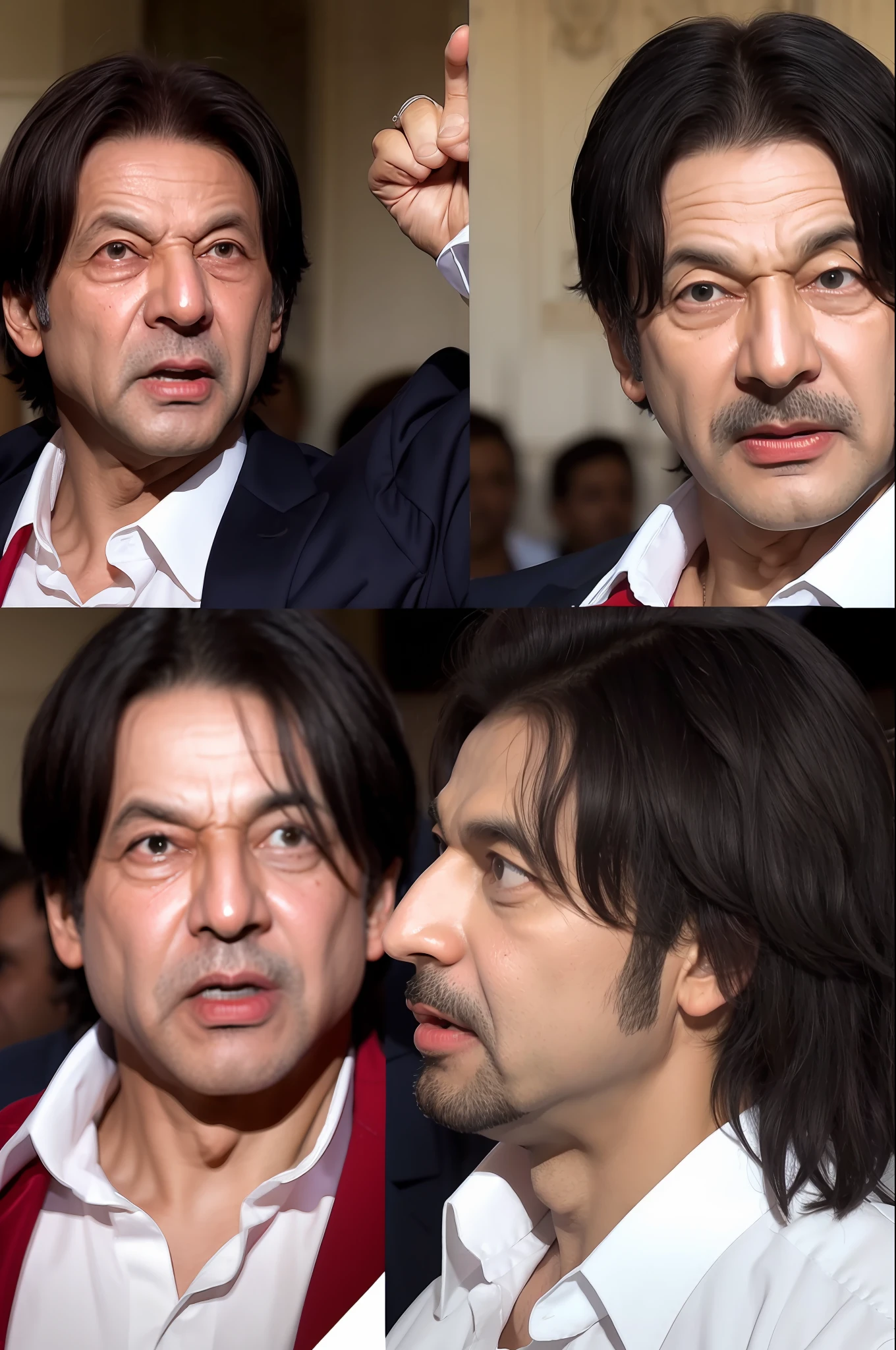 Hyperrealistic, only Imran Khan
