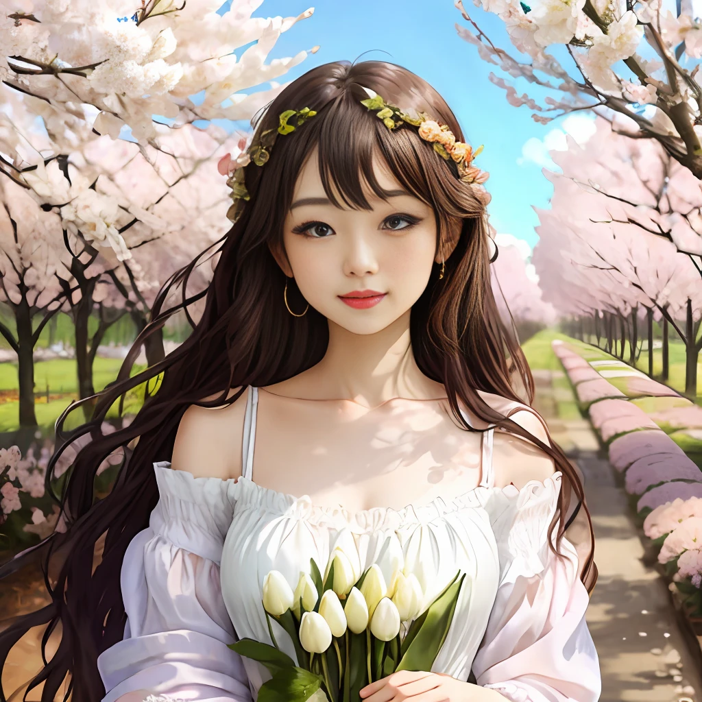 The personification of spring