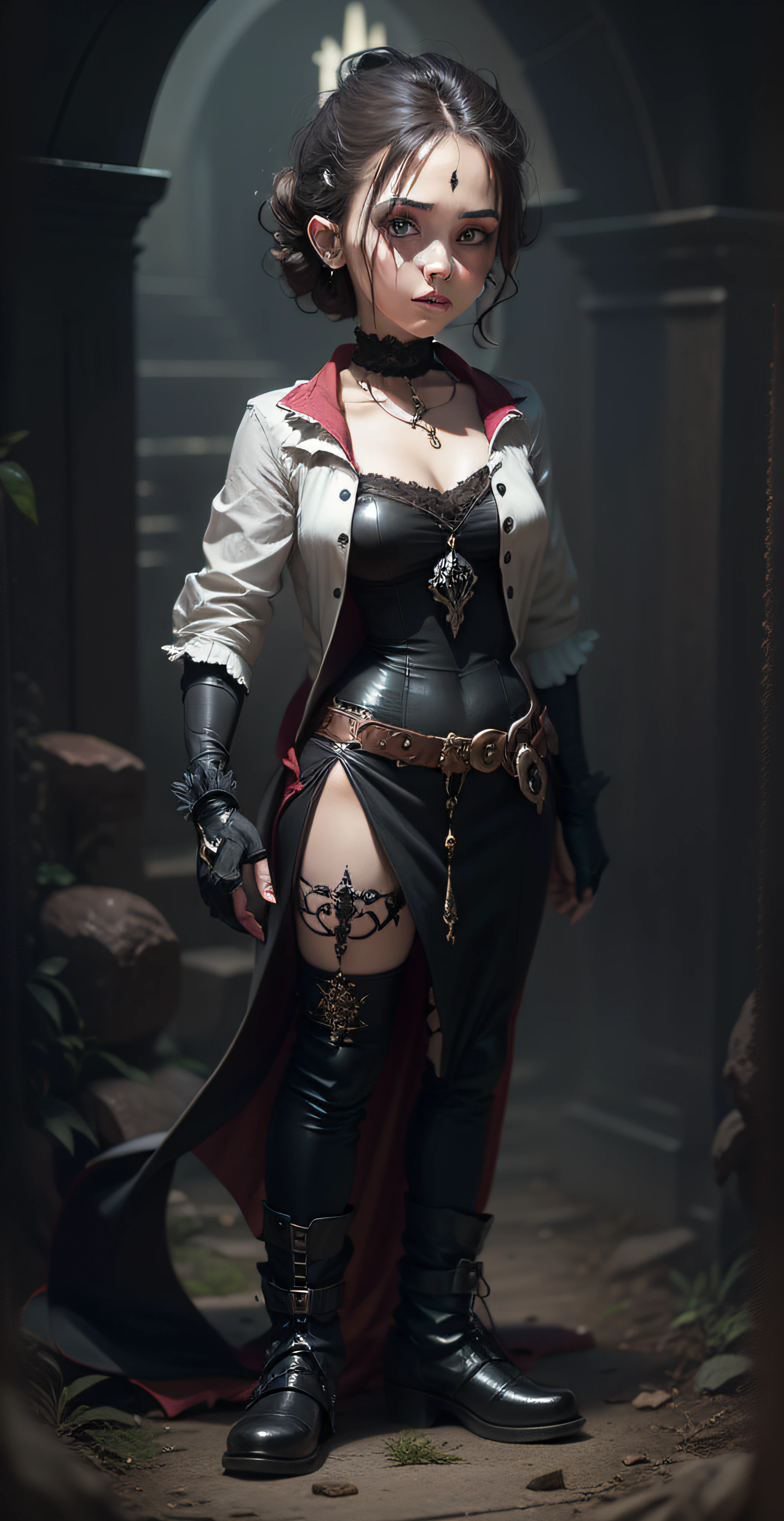 Turn into a Gothic sorceress --auto