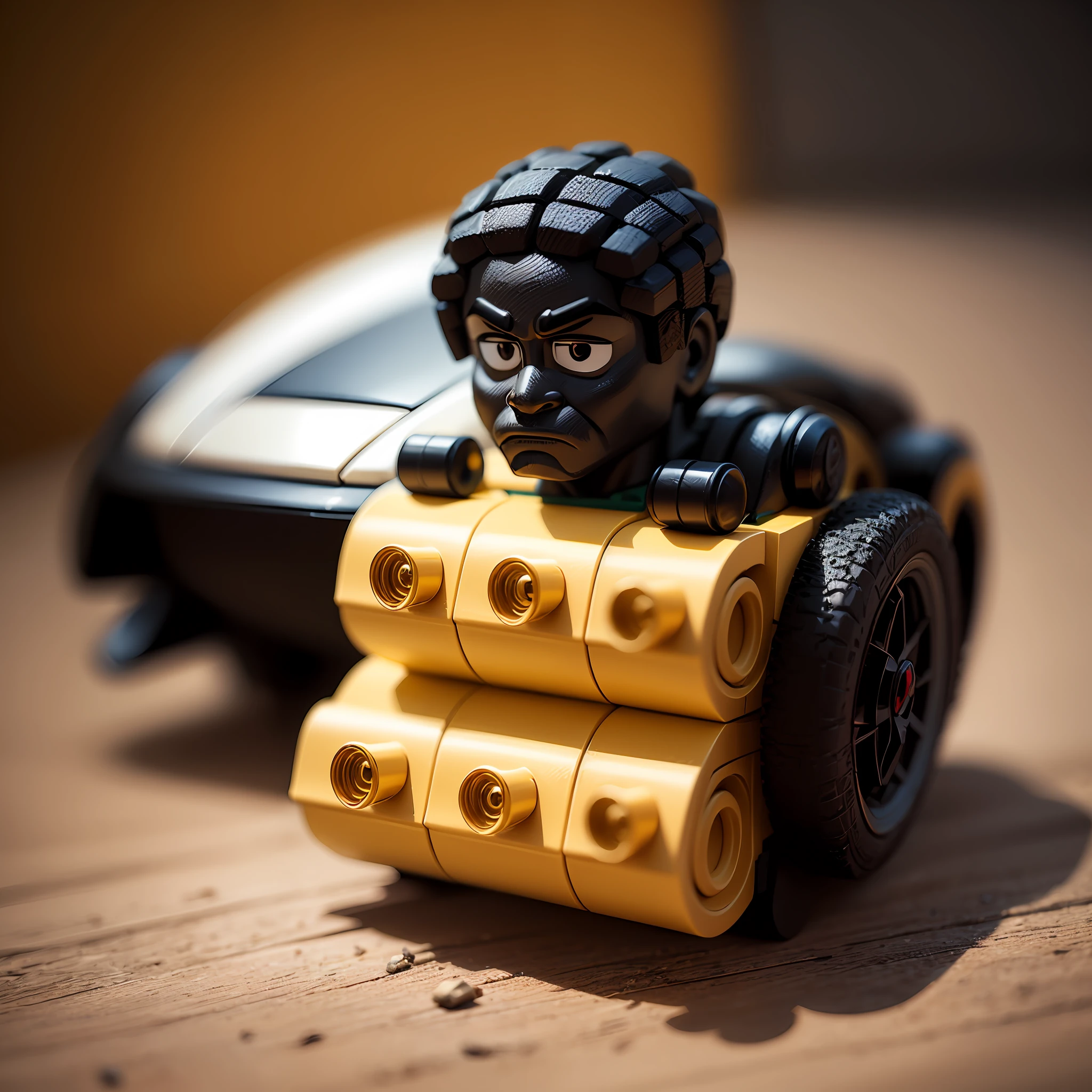 Negro feito de lego --auto