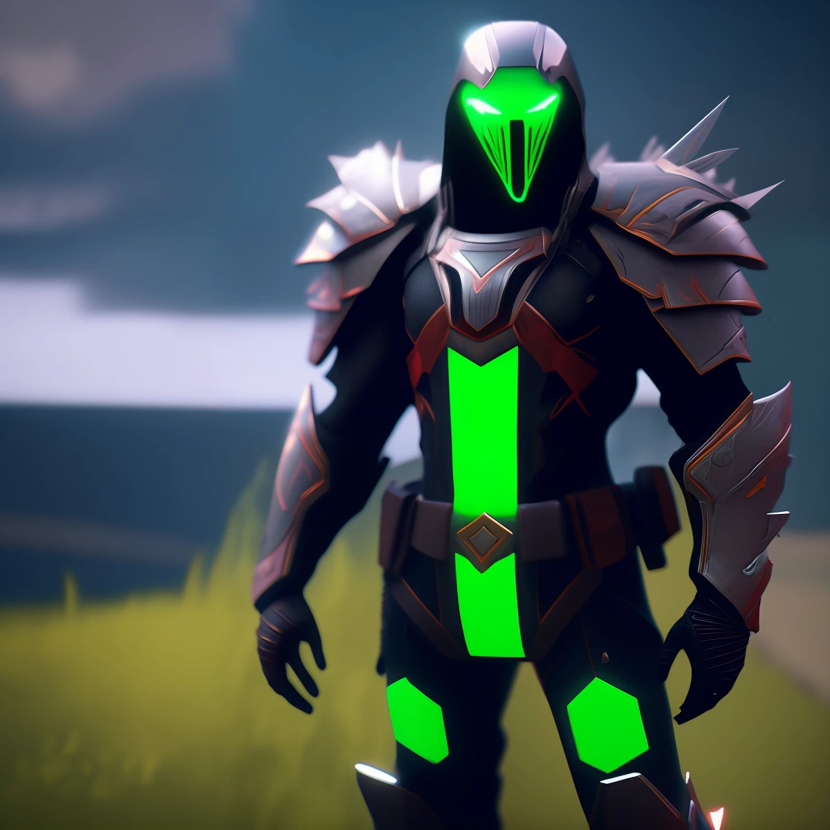 tactical armor,Green Ghost,Lone wolf,sharp fokus,cinematic lighting,best qulaity,The Masterpiece,dz/Face,