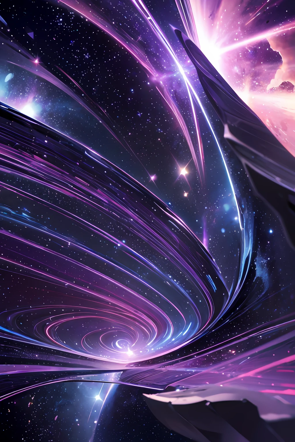 (extremely detailed CG unity 8k wallpaper,masterpiece), a magnificent and awe-inspiring universe in explosion, bursting with vibrant shades of purple and violet, bathed in brilliant illumination,(anime art style:1.2,masterpiece:1.1) portraying the beauty of the cosmos with unparalleled detail and precision!