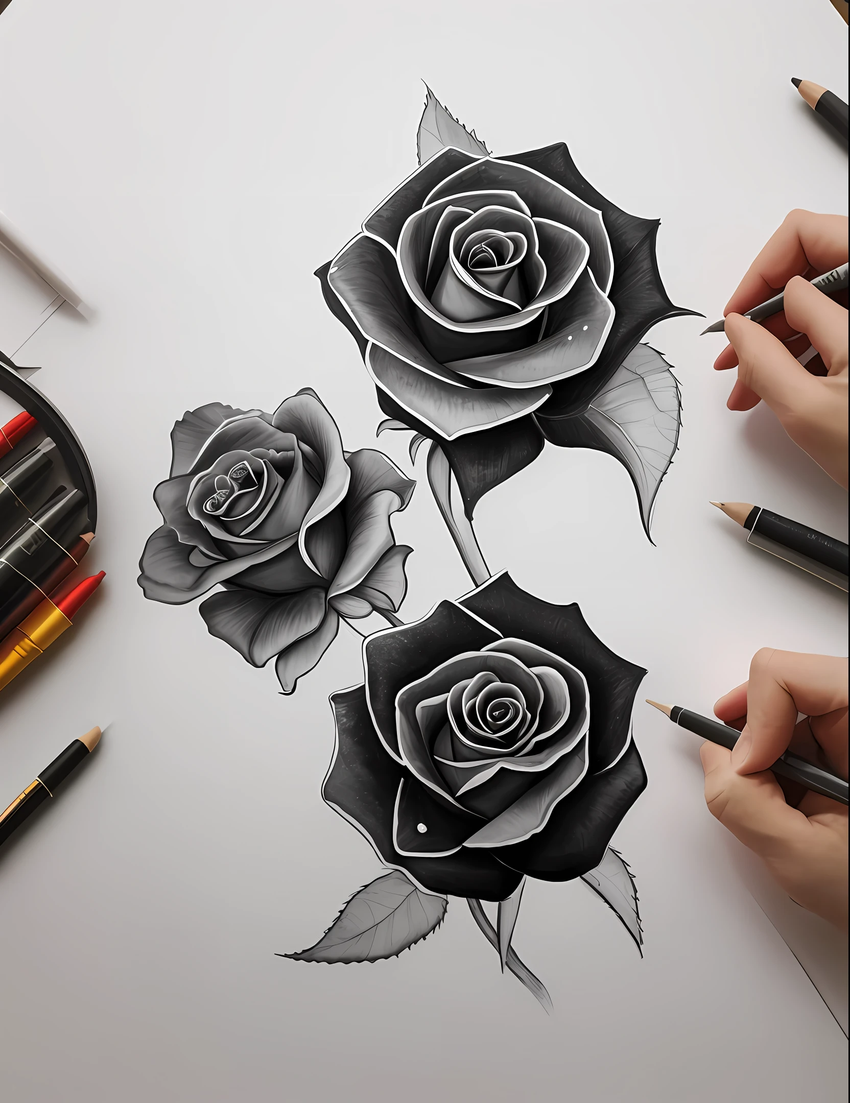 Roses desenho