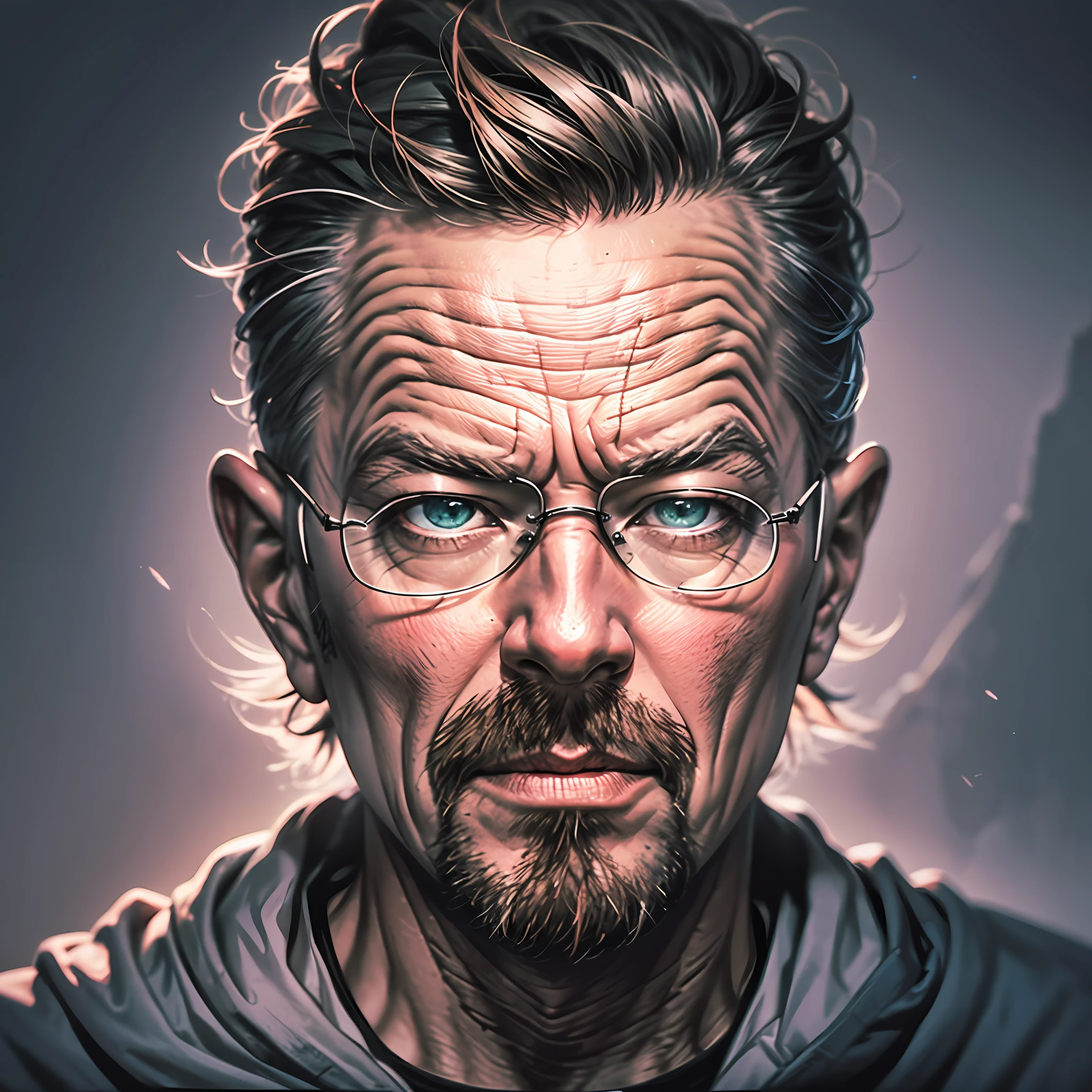 Walter White 8k, uhd, severe low lighting, alta qualidade, foco nitido, fujifilm XT3 --auto --s2