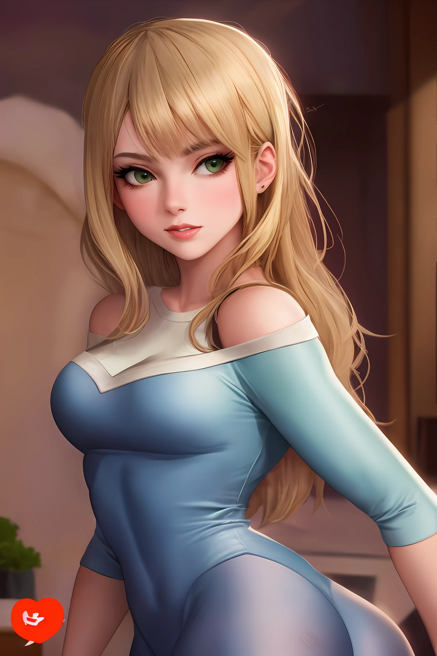 Gwen Stacy com bunda grande e roupa apertada