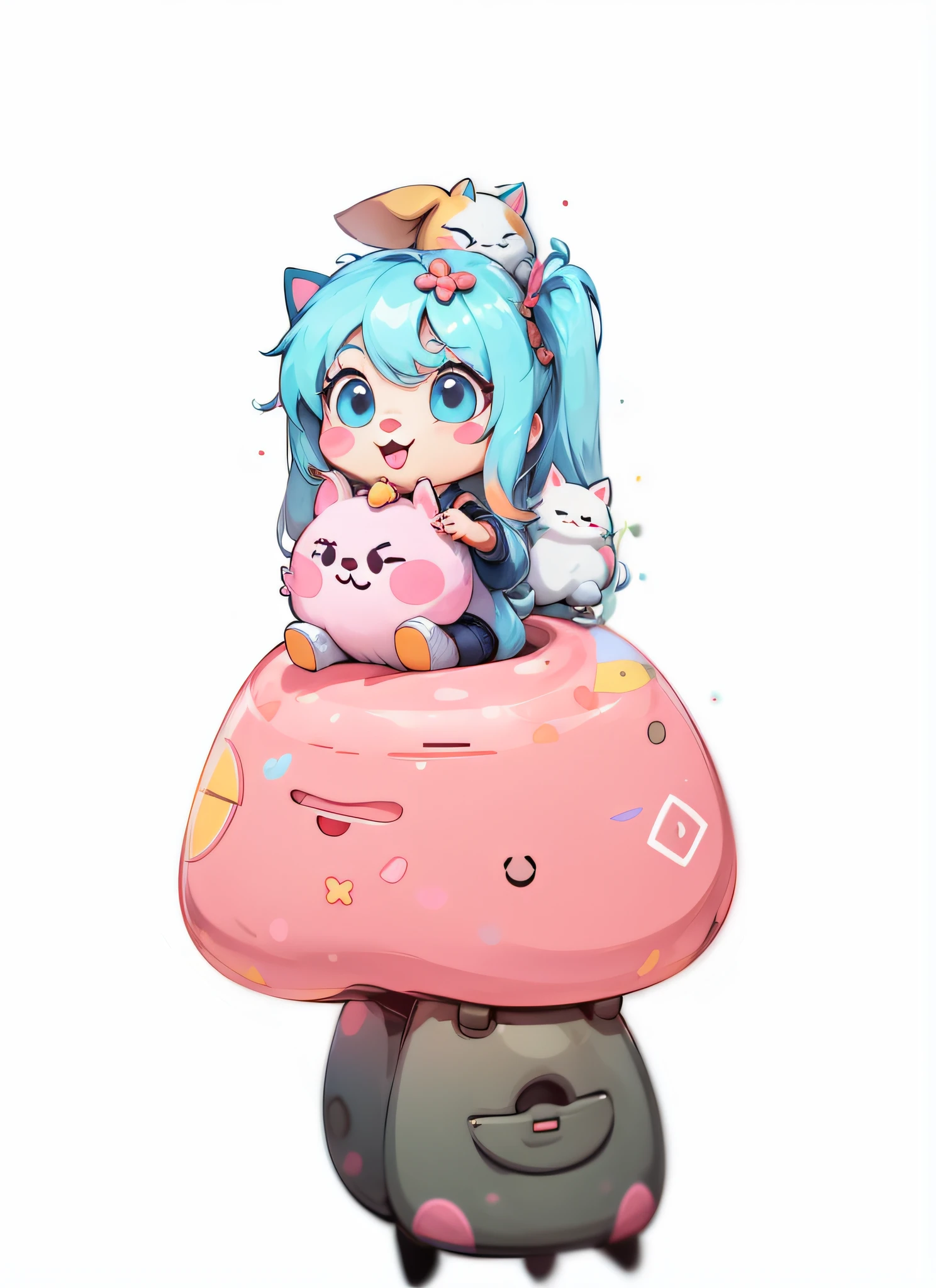 Cartoon cute sticker effect