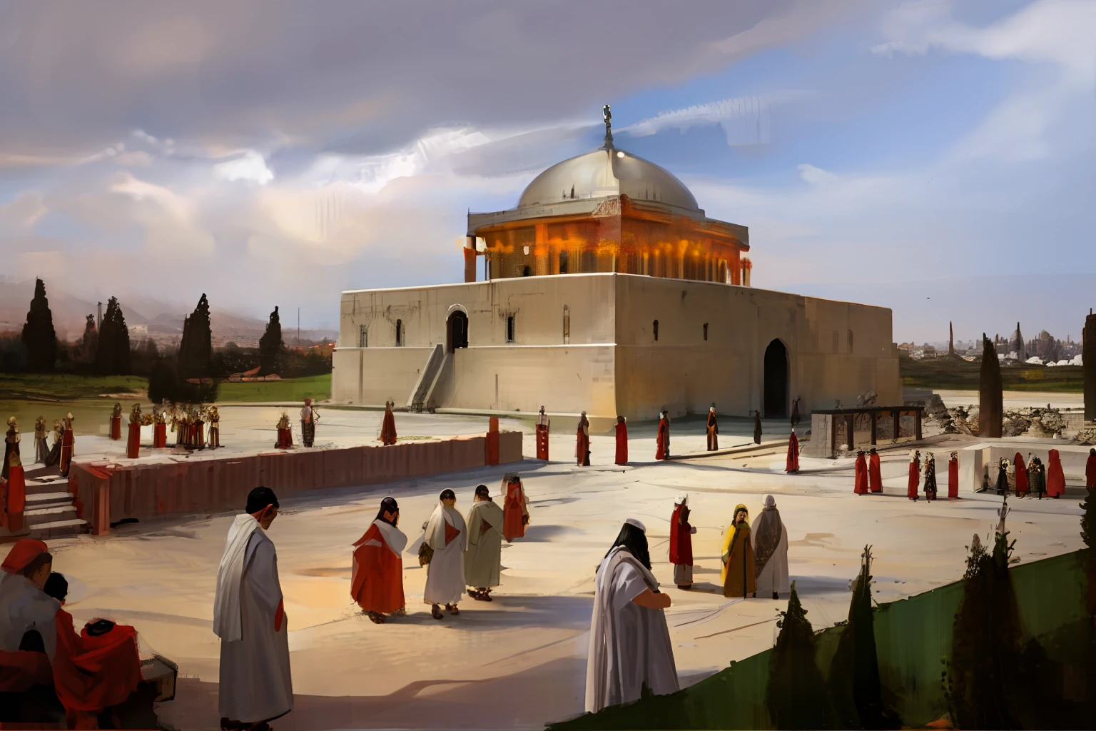 Real image temple of Jerusalem as described in the bible