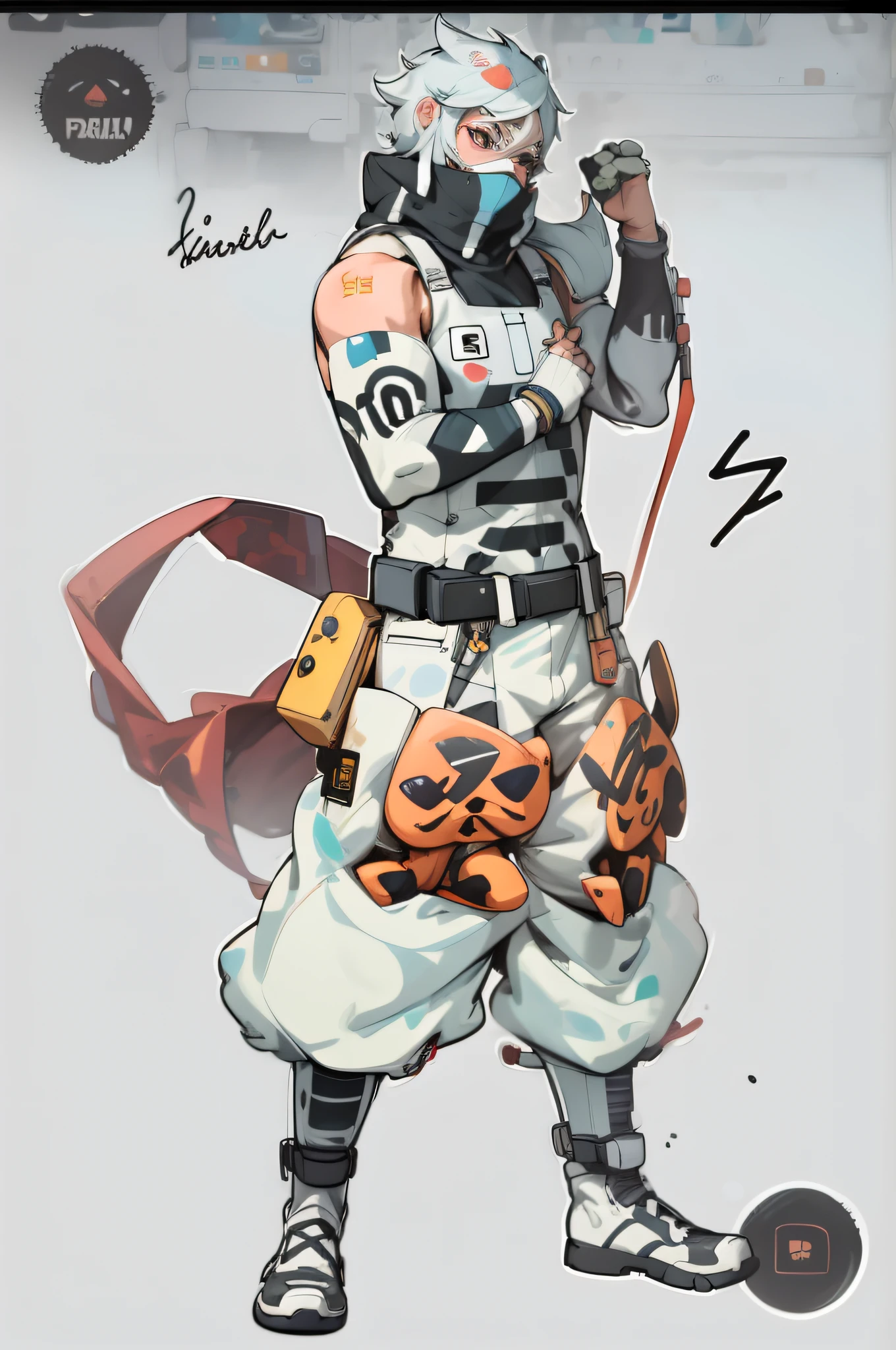 Cartoon cute sticker effect
