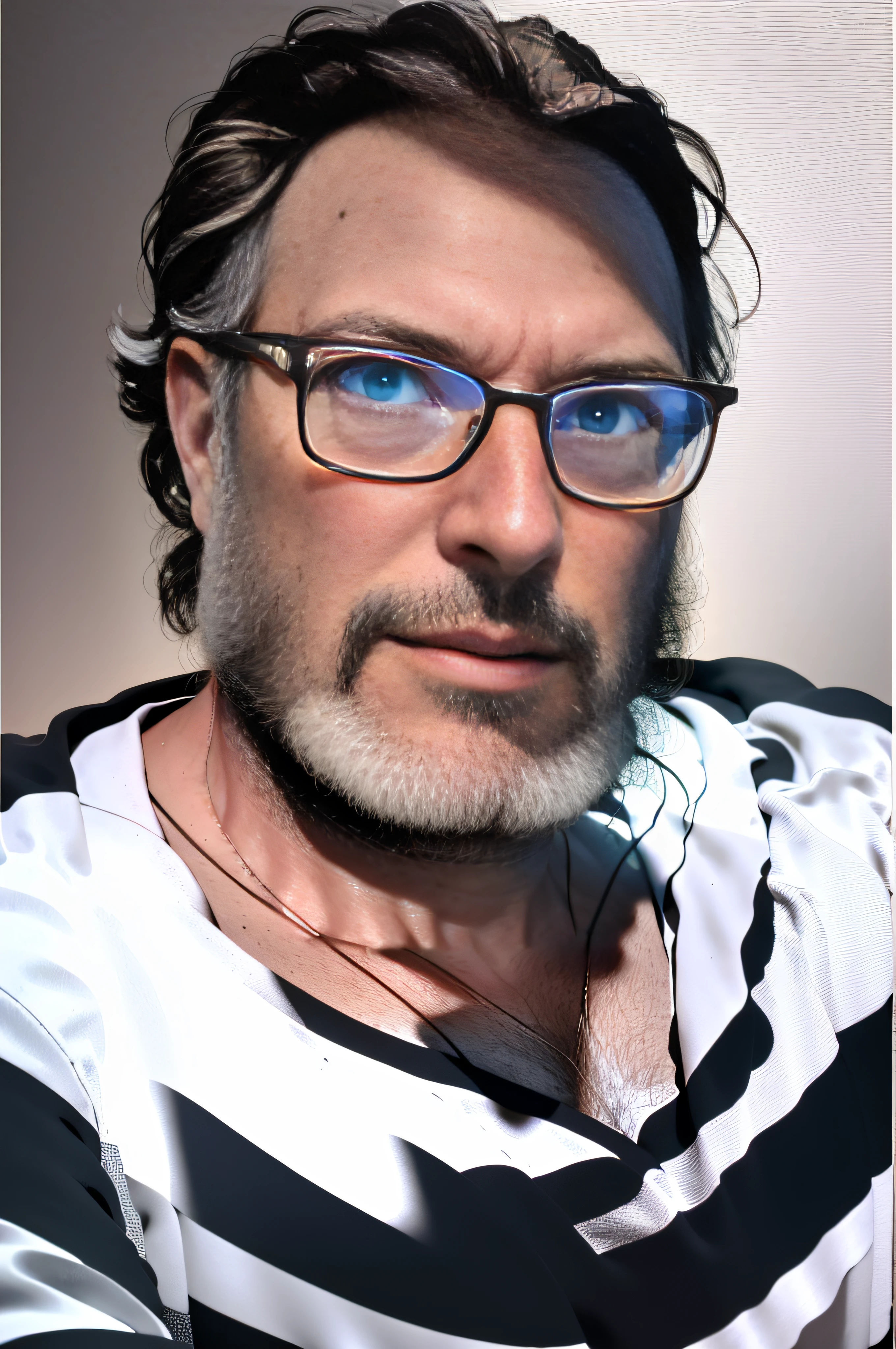 Olhos castanhos, no beard on the neck