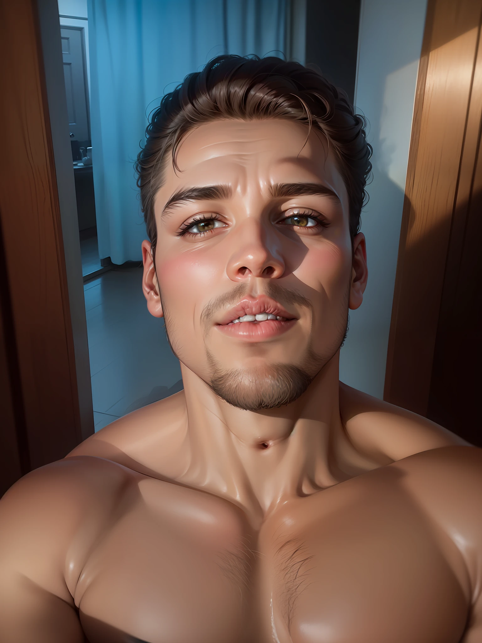 Melhor qualidade, super realista, pele sem espinhas, corpo definiddo, corpo musculoso