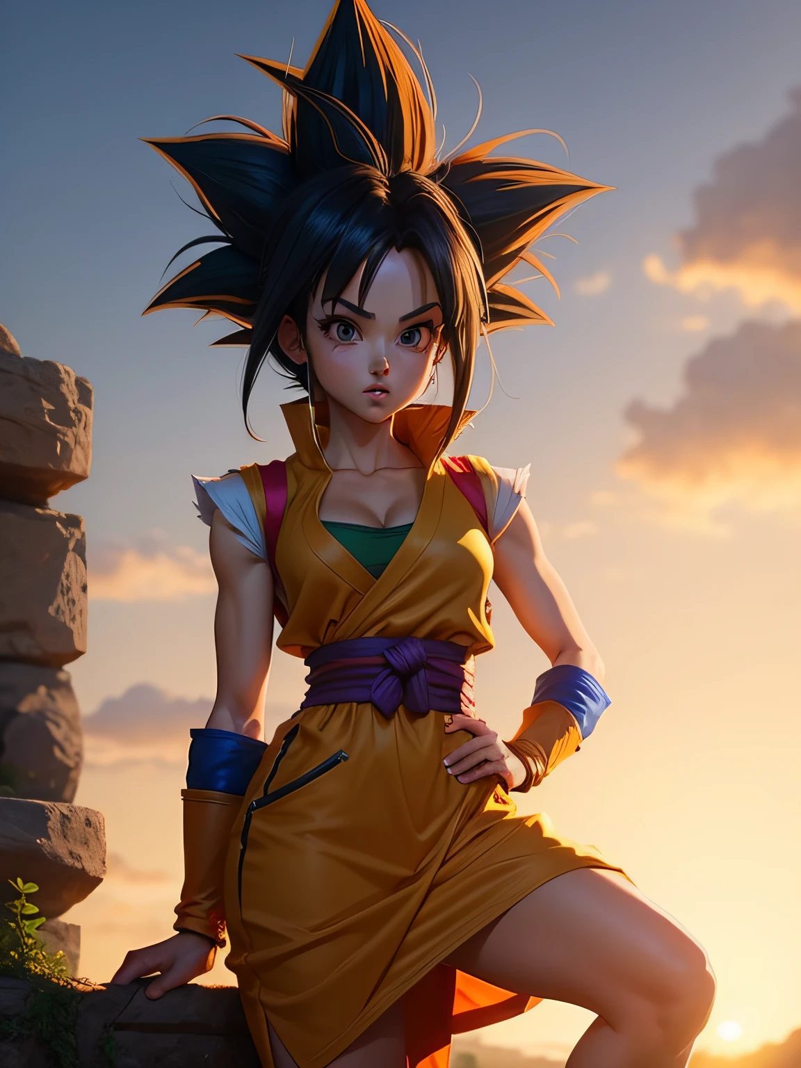 Female Version of Goku -