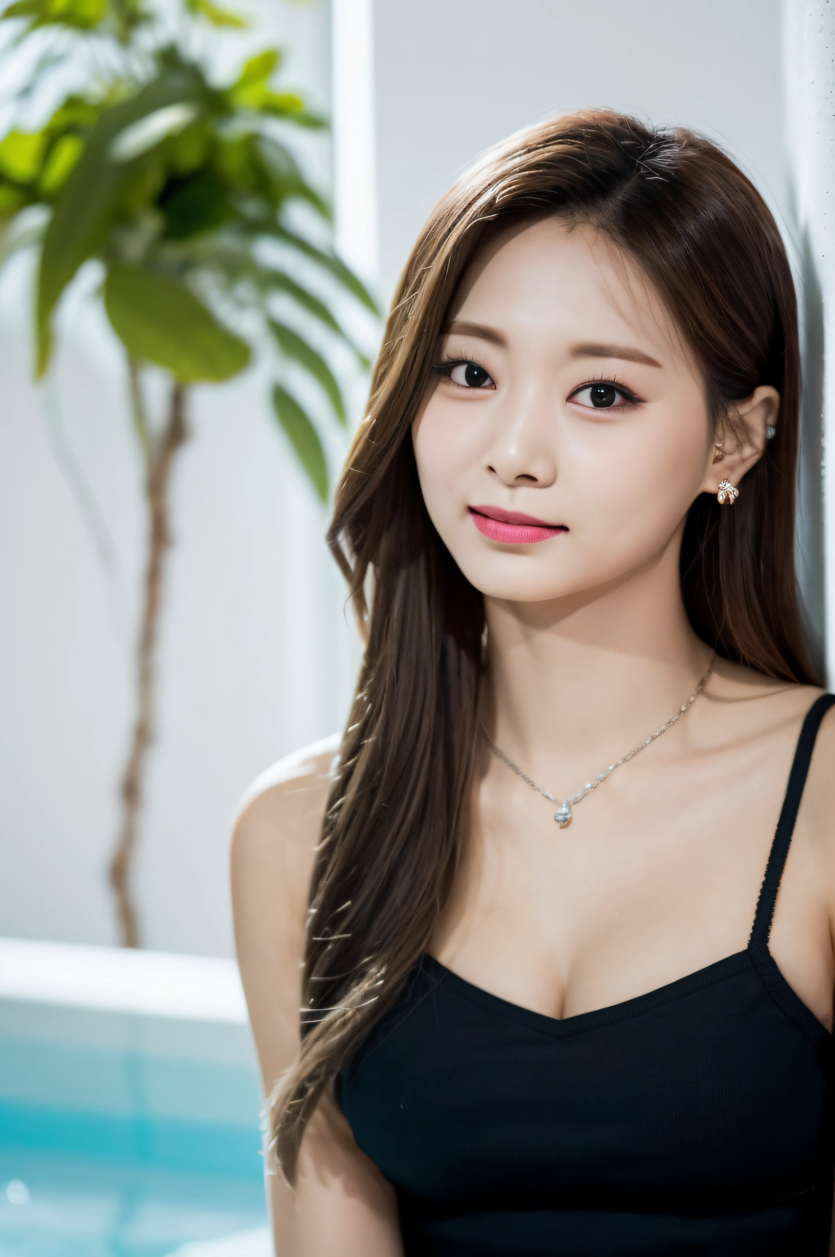 tzuyutwice、japanese girls、18yo girl、ple short hair、black Hair、bangs、BROWN EYES、Perfect figure、Sense of transparency、luster、gloss、modest chest、bikini、Guangyue、Burning body、hposing Gravure Idol、swimming pool、Beautiful feet、Strong sunlight、Nasty、Rain-drenched body、wet、actress、hposing Gravure Idol、Nogizaka Idol、korean idol
