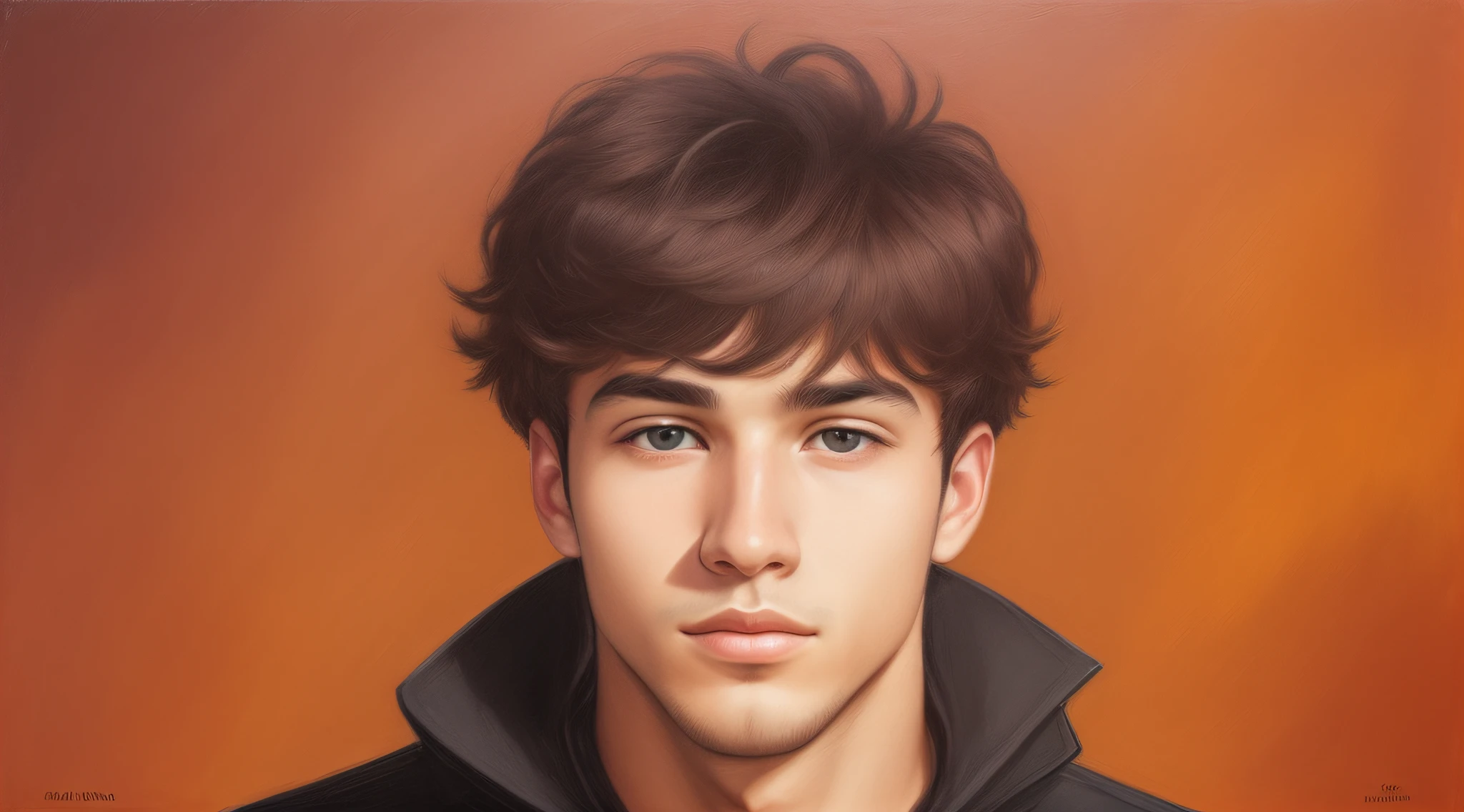 Face of a young man