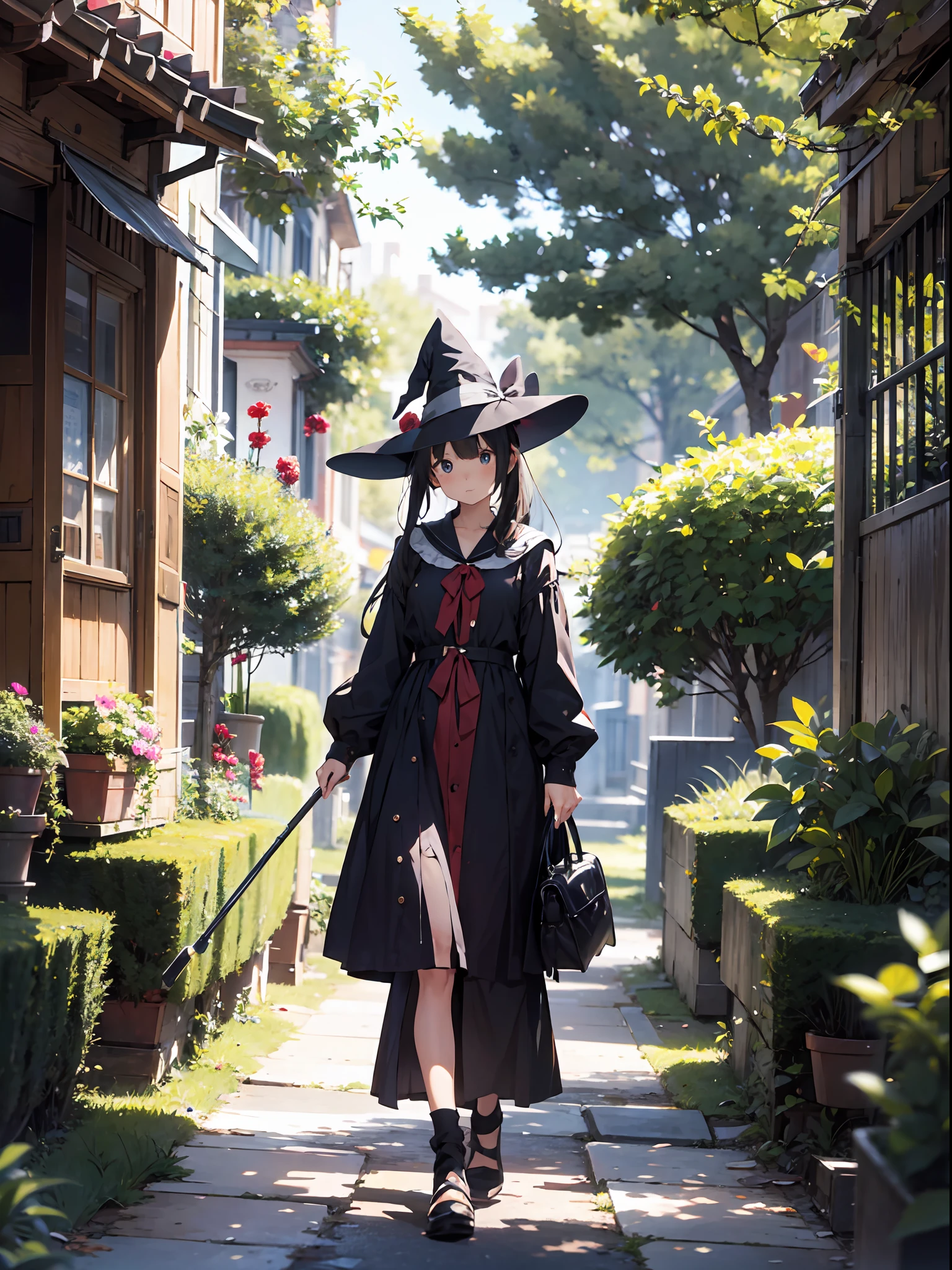 (Master Masterpiece、best qualiy、highestres、offical art、Beautifully Aesthetic:1.2)、(Master Masterpiece、best qualiy、best qualiy、offical art、Beautifully Aesthetic:1.2)、(Master Masterpiece、best qualiy、best qualiy、offical art、Beautifully Aesthetic:1.2)、(1girls:1.3)、extremely detaild、(Fractal Art:1.3)、colorfully、Supreme Details、「Enchanting witch from another world」This painting titled、It depicts a captivating beautiful witch manipulating magic in the castle gardens without limits。The castle spreads out、The garden there is、It creates an atmosphere as if a door to another world has appeared..。
Standing at the center is、Beautiful witch in a sophisticated dress。His face is meticulously drawn.、He has a profound expression on his face, as if he strongly wishes for something.。In her hand is a luxurious wand.、From that wand is emitting mighty magical powers。 The magic cast is、It was released as an explosive force from the tip of the wand.、The energy that reverberates through the garden as a beam of colorful light is very powerful.、A beam of light makes a large trajectory in the sky。
The charm of this painting is、The mighty and enchanting beauty of the witch、ve、It skillfully captures the mystique of the garden.。 、And the witch's facial expressions and movements are very realistic.、It has the power to draw the viewer into the place。
In addition、the light and shadow production is also stunning。The beam of light emitted by the cane is、Illuminate the gardens and castle、pure、Creates a sense of distance from the visual light source to the witch.。Quality produces realistic images、It can convey visual beauty and story appeal at the same time。
This is、Not only visually appealing works、It is a work that further enriches the visual experience by drawing a story.。 」We are thinking about the theme to the fullest。The images are very realistic and、Very detailed and、Must be a high resolution 16k。Sony F and 24-105mm f / Use a Sony Alpha 4 mirrorless camera with 1G OSS lenses。ISO