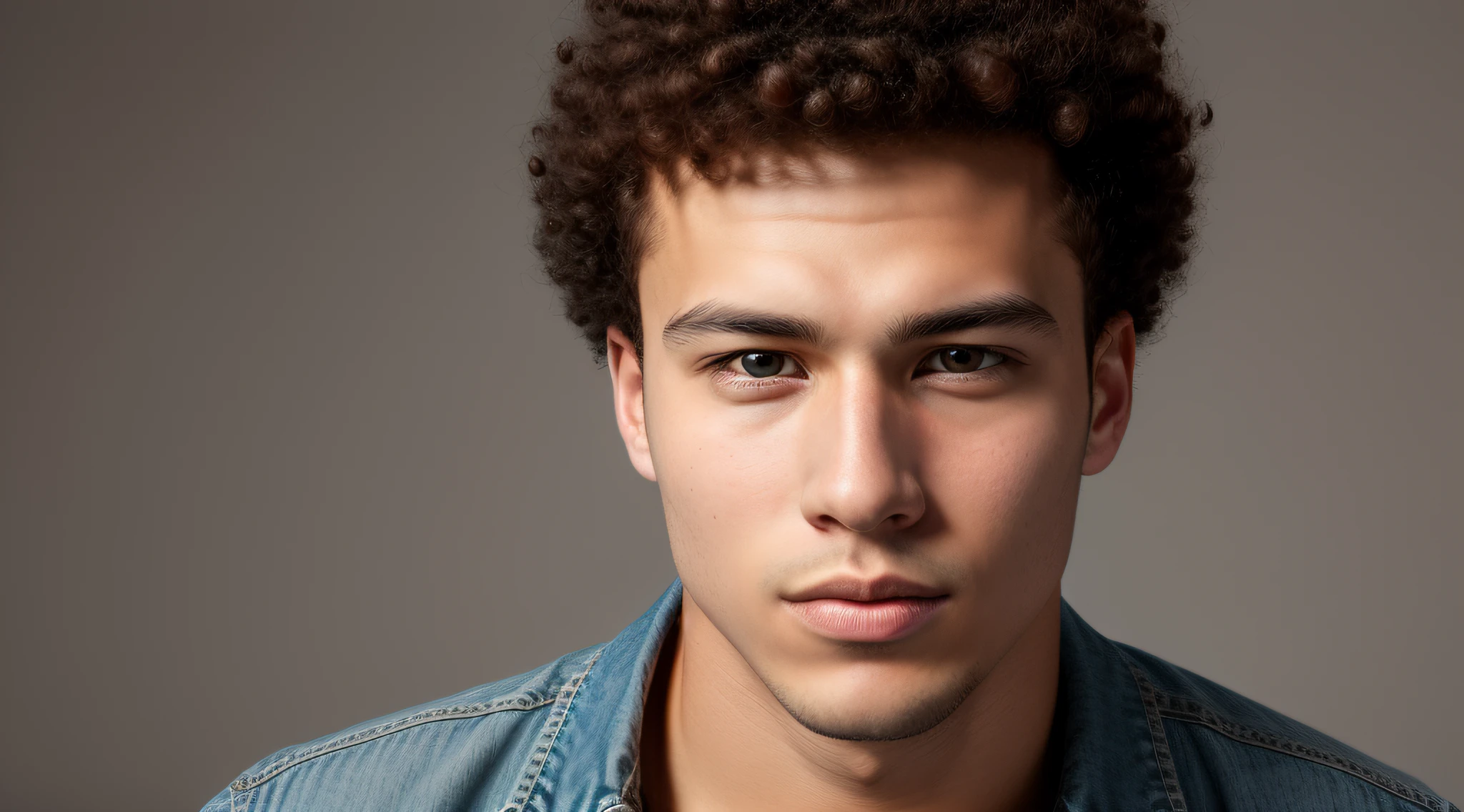 Face of a young man