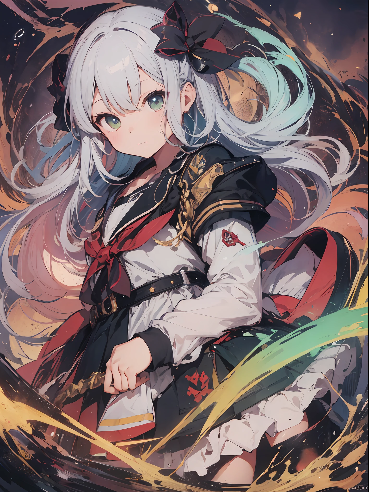 (Master Masterpiece、best qualiy、highestres、offical art、Beautifully Aesthetic:1.2)、(Master Masterpiece、best qualiy、best qualiy、offical art、Beautifully Aesthetic:1.2)、(Master Masterpiece、best qualiy、best qualiy、offical art、Beautifully Aesthetic:1.2)、(1girls:1.3)、extremely detaild、(Fractal Art:1.3)、colorfully、Supreme Details、 Imagine a scene where a cute Japanese junior high school girl reincarnated in a fantasy world is the focus. She is the world's cutest and absolutely invincible heroine. She is standing on a magic circle that emits fluorescent colors at her feet, The list of hieroglyphs for casting spells is、Randomly swirling in fluorescent green. The image is、Captured with the highest quality cameras available, with the optimal settings for the highest quality output. The image is hyper-realistic, with meticulous attention to detail, from the pressure of the fabric to the changes in the material. The person is drawn especially carefully. In particular, the shape and number of hands, clawed, and facial parts are important. The eyes are the life of the work. The pupils are beautifully detailed to the smallest detail, ten mens々Make an impact that captivates. --ar 16:9 - V5.1 --style raw --q 2 --s 750
This is、Not only visually appealing works、It is a work that further enriches the visual experience by drawing a story.。 」We are thinking about the theme to the fullest。The images are very realistic and、Very detailed and、Must be a high resolution 16k。Sony F and 24-105mm f / Use a Sony Alpha 4 mirrorless camera with 1G OSS lenses。ISO sensitivity to 32,000、Shutter speed 1/Set to 125 seconds。The image is、Girl in the center、「Realistic reproduction of fabric texture」The fusion of girl cuteness and fetish ims should be framed。--Al-16:9 --