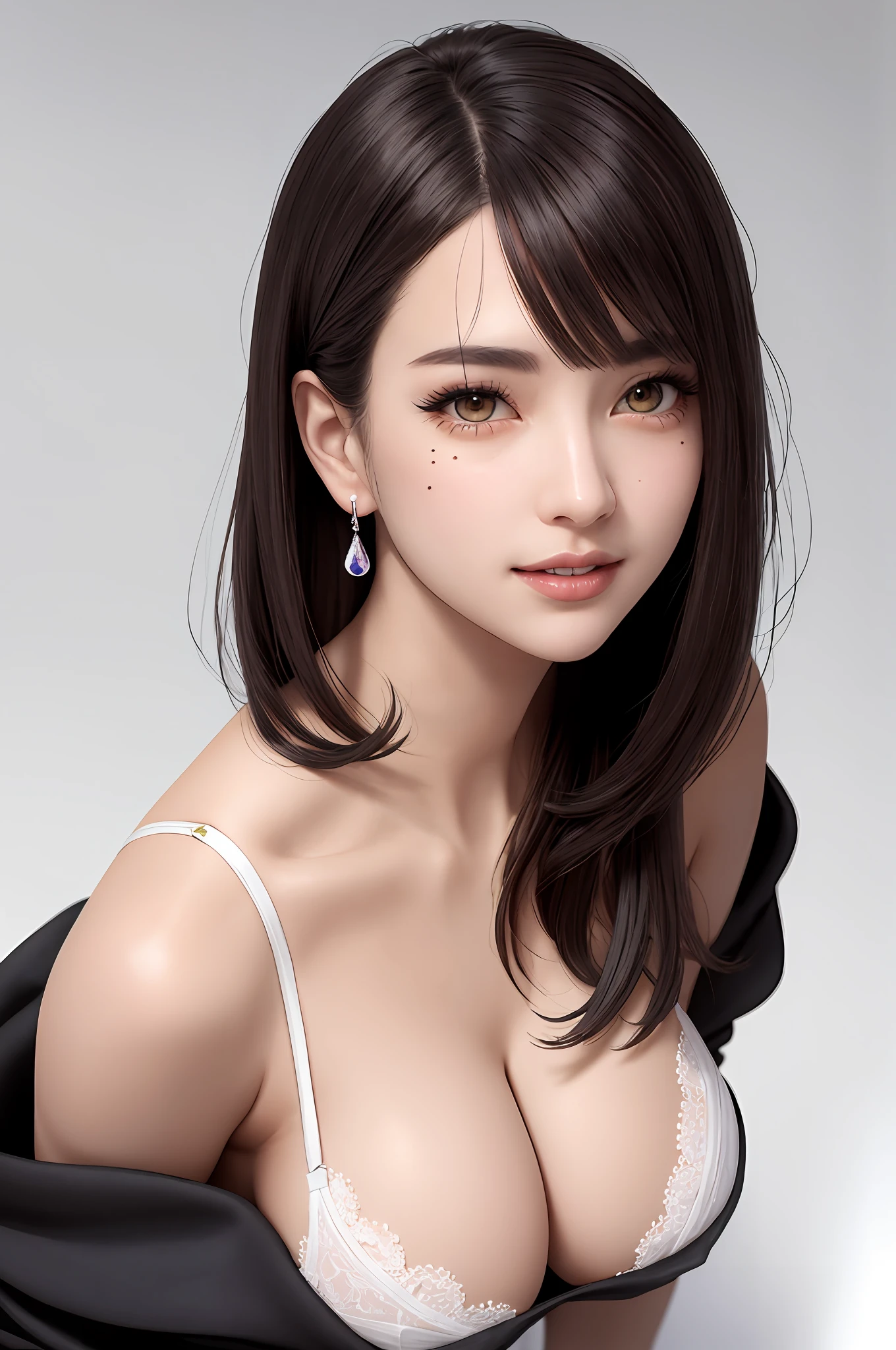 Pee(incontinence:1.47)、Fashion trendy beautiful and charming woman、Gentle and attractive Chinese beautiful woman、Korean(KPOP Idol)、Delicate and sexy collarbone、charming oval face、Double eyelidd、smart[peach]blossom eyes、Pink lips、Small nose、bare shoulder、Focus on the face、[[close up of face shot]、ultrahigh-detailing、superdetail、White off-shoulder lace shirt、((White lace panties)、Fresh and impressive、 natural(up large:1.25)、(kneeling on the ground)、(legs wide open)、(Spread Leg)、(From a low angle)、(Upright 1.5)、(shinny skin:1.4)、(Low angle))、Perfect figure、areolas、Chest cleavage、Underarm wrinkles、(Urine on the floor))、(NSFW:1.05)、(((Showpiece、beste Quality、High Accuracy))、Girl in 1、(massive underboob、photorealestic:1.4)、(((Slightly above the camera、looking up at the camera、look up to、looking up at the camera、 Staring at the camera)))、独奏、、White background、Snow White background、Keep your mouth shut、happy smiling、pretty black hair、short hairs、big eye、pronounced double eyelids、eyelash、Ears out、long neck、long neck、Absolute area、((close up of face shot、short hair with bangs))、19-year-old、Attractive proportions、shinny skin、Clean collarbone、Golden Ratio Face、perfect faces、Teardrop mole、 mole on chest、Bangs、Clean bangs、Beautiful bangs、lipgloss、thin lips、White Skin Skin、I took off my clothes、Big Chest、Small face、Staring at the camera slightly upwards、((Smiling at the camera、Happy smile、Immaculate white background with nothing really、Immaculate white background with nothing really、Really pure white blank background、Very big big big、Big Chest))、(((a school uniform、shirts、Staring at the camera、Staring at viewer)))、(((F Cup Breasts)))