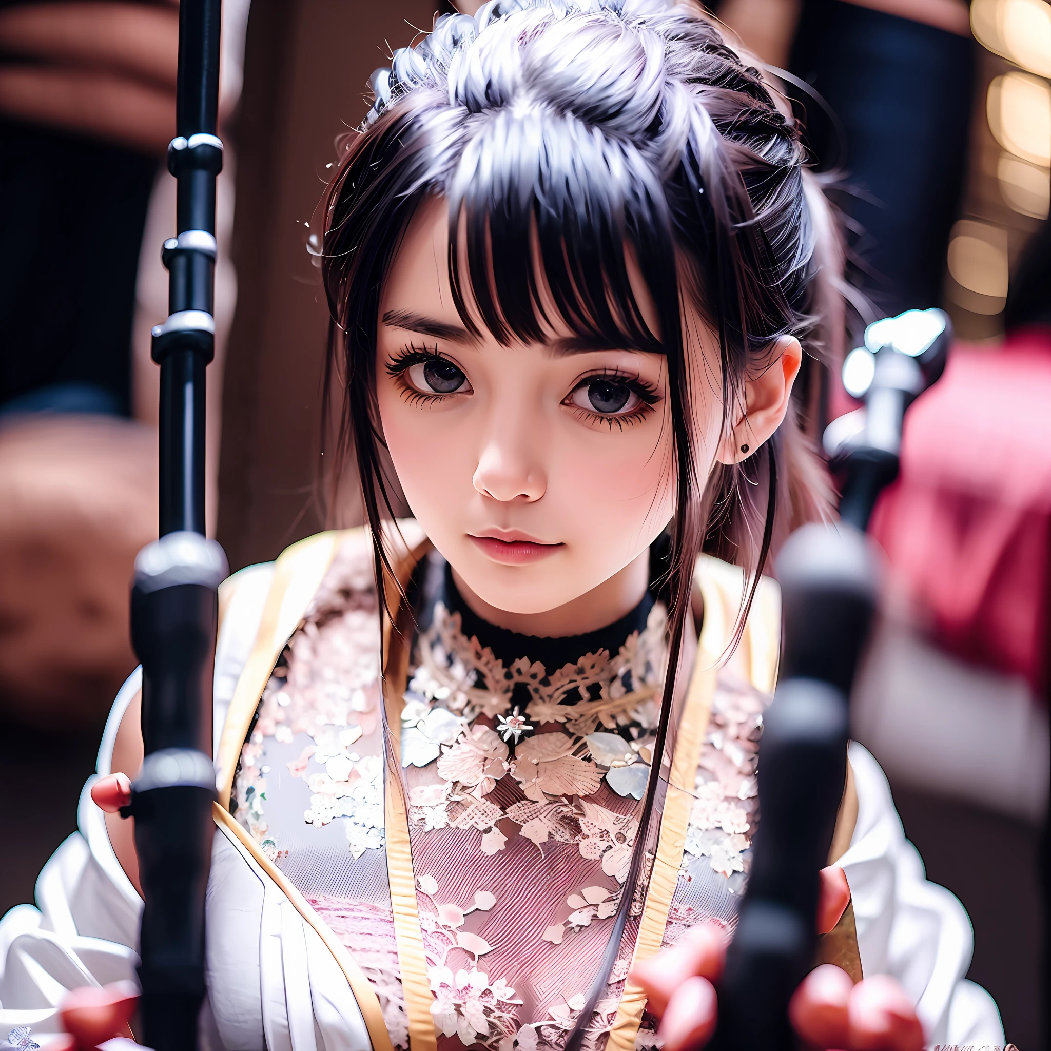 Ichikani Matsumoto、ultrahigh-detailing、Realstic、Raw photo、a beautifu、kawaii、hotel、a 1 girl、Depth of subject、 --auto