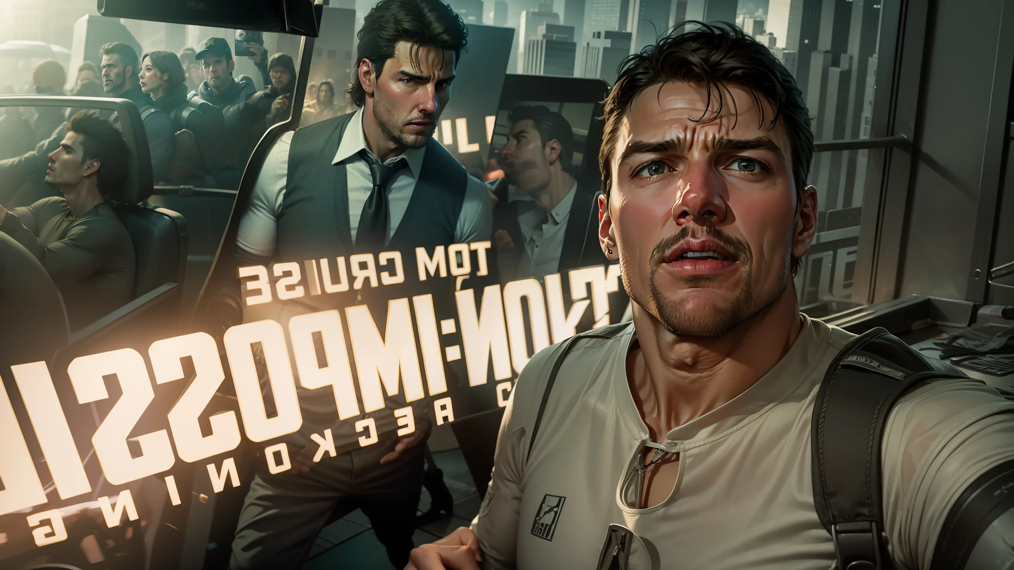 Tom Cruise in a movie