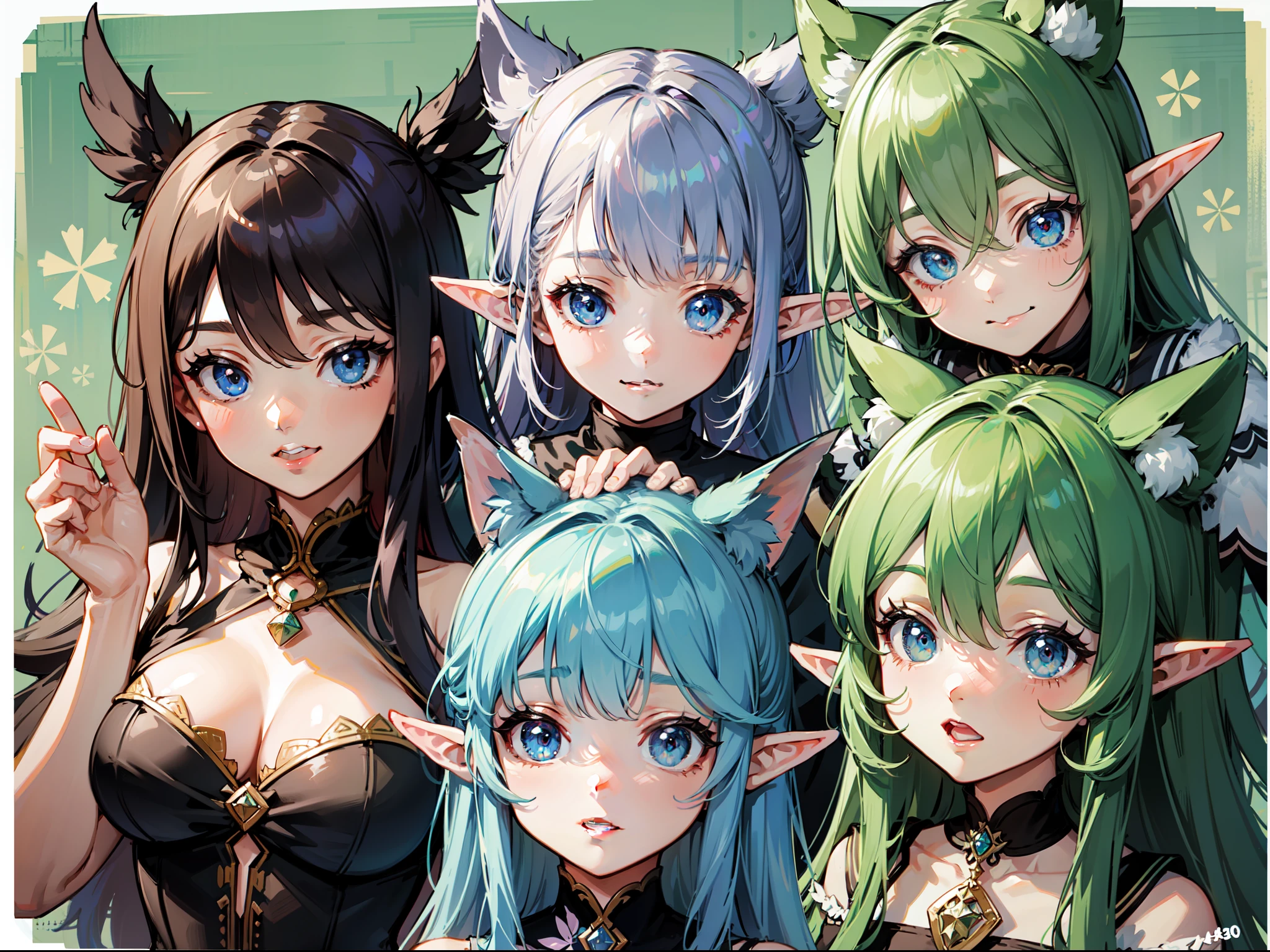 A masterpie、Ultra high image quality、High Accuracy、Cute elves from the 30s、Art Works