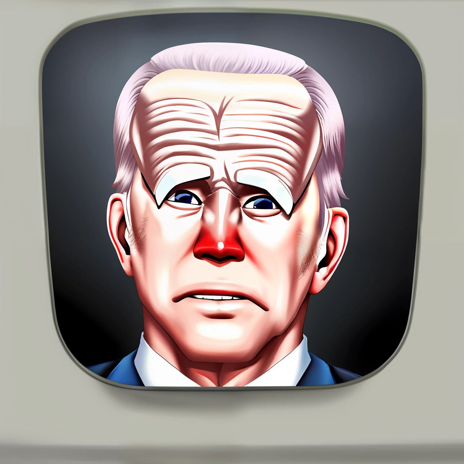 Biden's ugly face