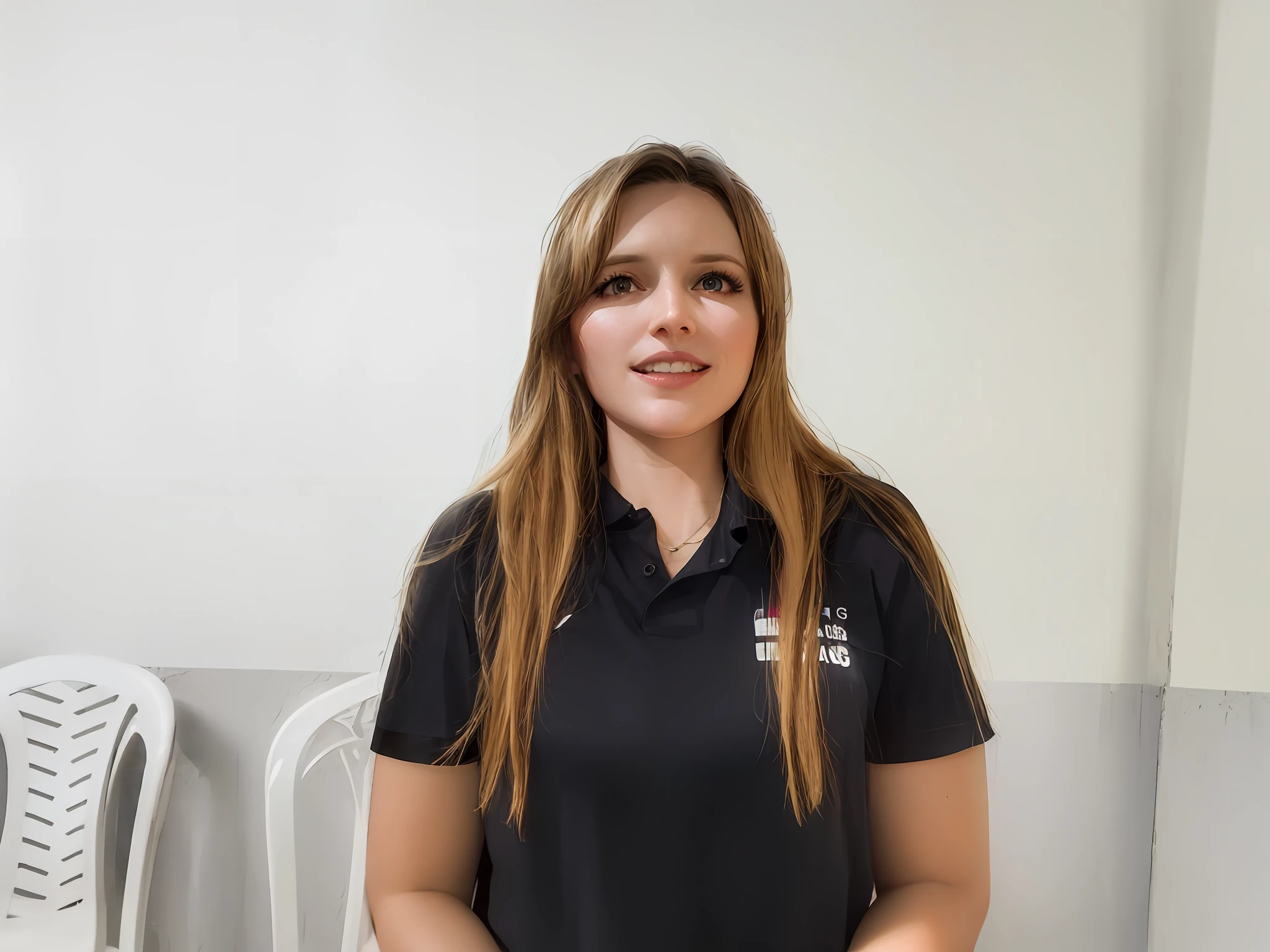dim light, 40 year old white woman, wearing colorful blouse, 8k, Unreal engine, highly detailed, octane rendering, photorealistic, dim light --auto