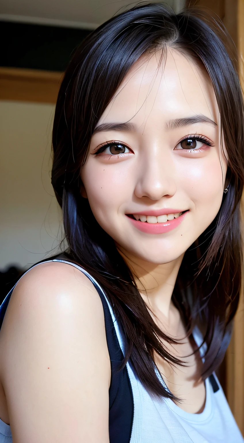 Bob Kat, Teenage Cute Girl, AKB48 Team TP, AKB48, (Masterpiece, Best Quality: 1.2), Ultra High Resolution, (Photorealistic: 1.4), Detailed Skin, Cinematic Lighting, Friendly, Intelligent, Conversational, Happy, Kind, Energetic, Cheerful, Creative, Sparkly Eyes and Infectious Smile