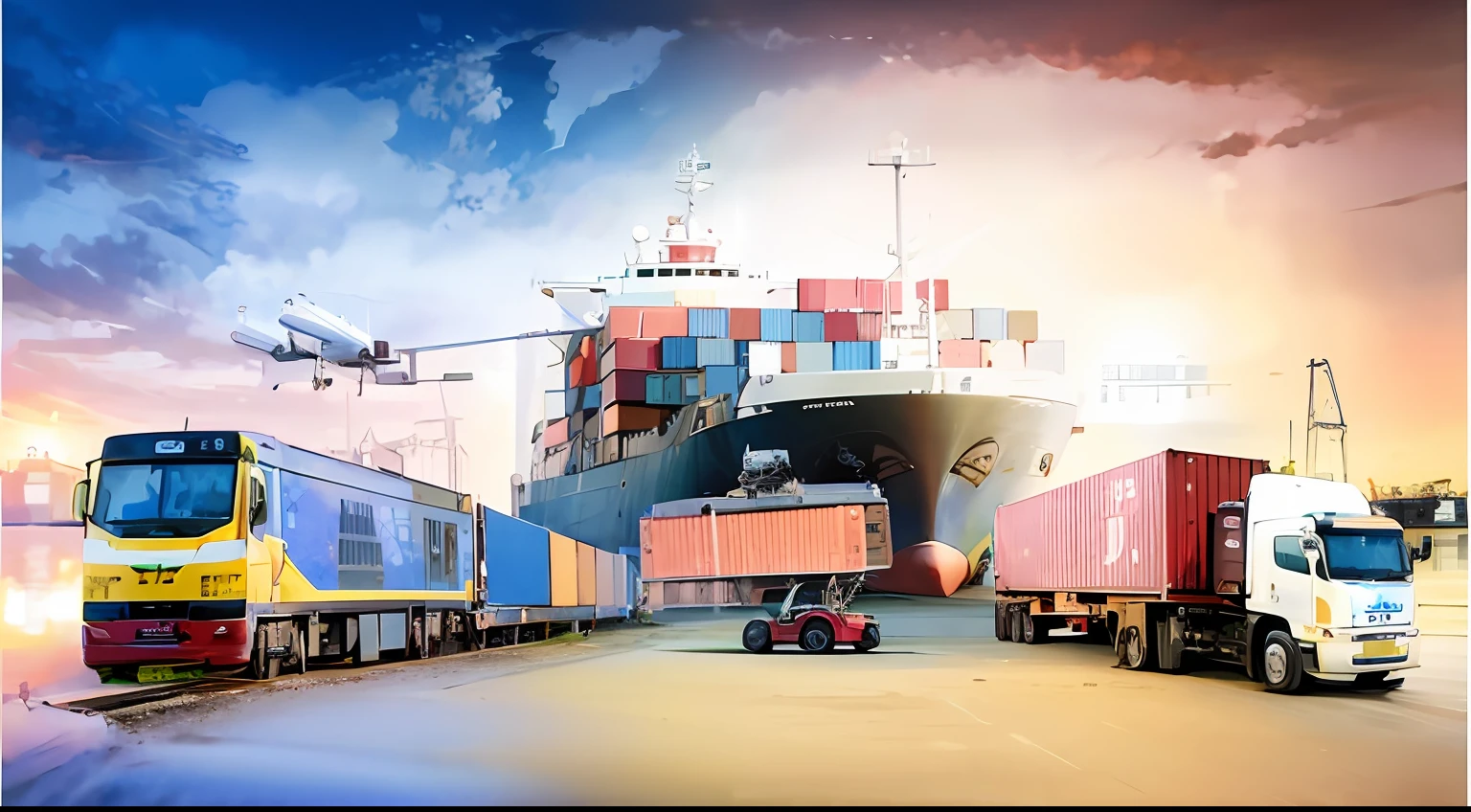 Cargo ship port background，Suitable for Adobe Stock，Economic logistics，container ship，stock photo，Shutter recording，Very intense scene，author：Kurt Roesch，portrait shooting，Ship background、Dock scene，advertising photo，Maritime scene。