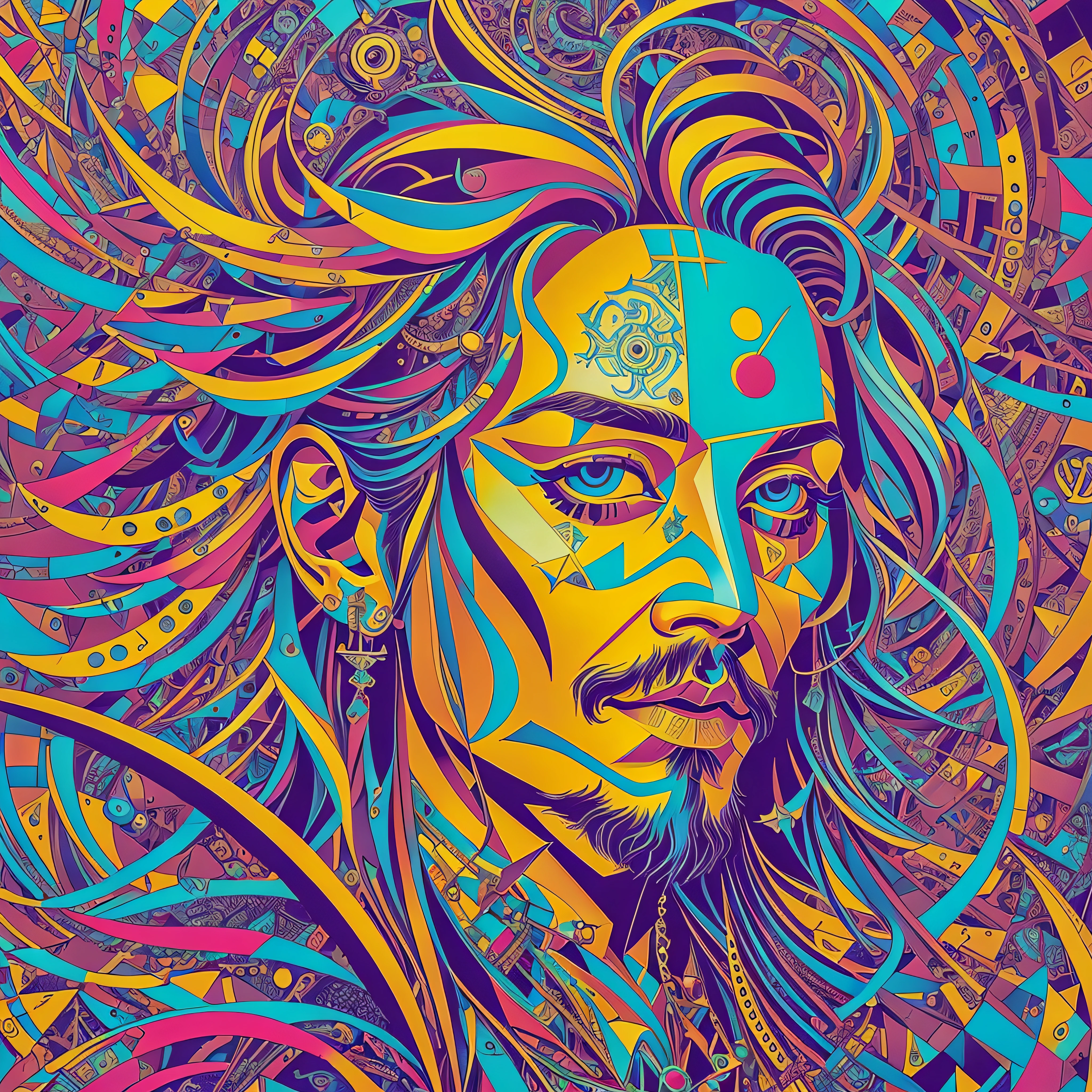 poster of mad male | hoodie | Meta Quest Pro | virtual reality glasses | right profile | centered | key visual | intricate | highly detailed | breathtaking | precise lineart | vibrant | panoramic | cinematic | Carne Griffiths | Conrad Roset --auto