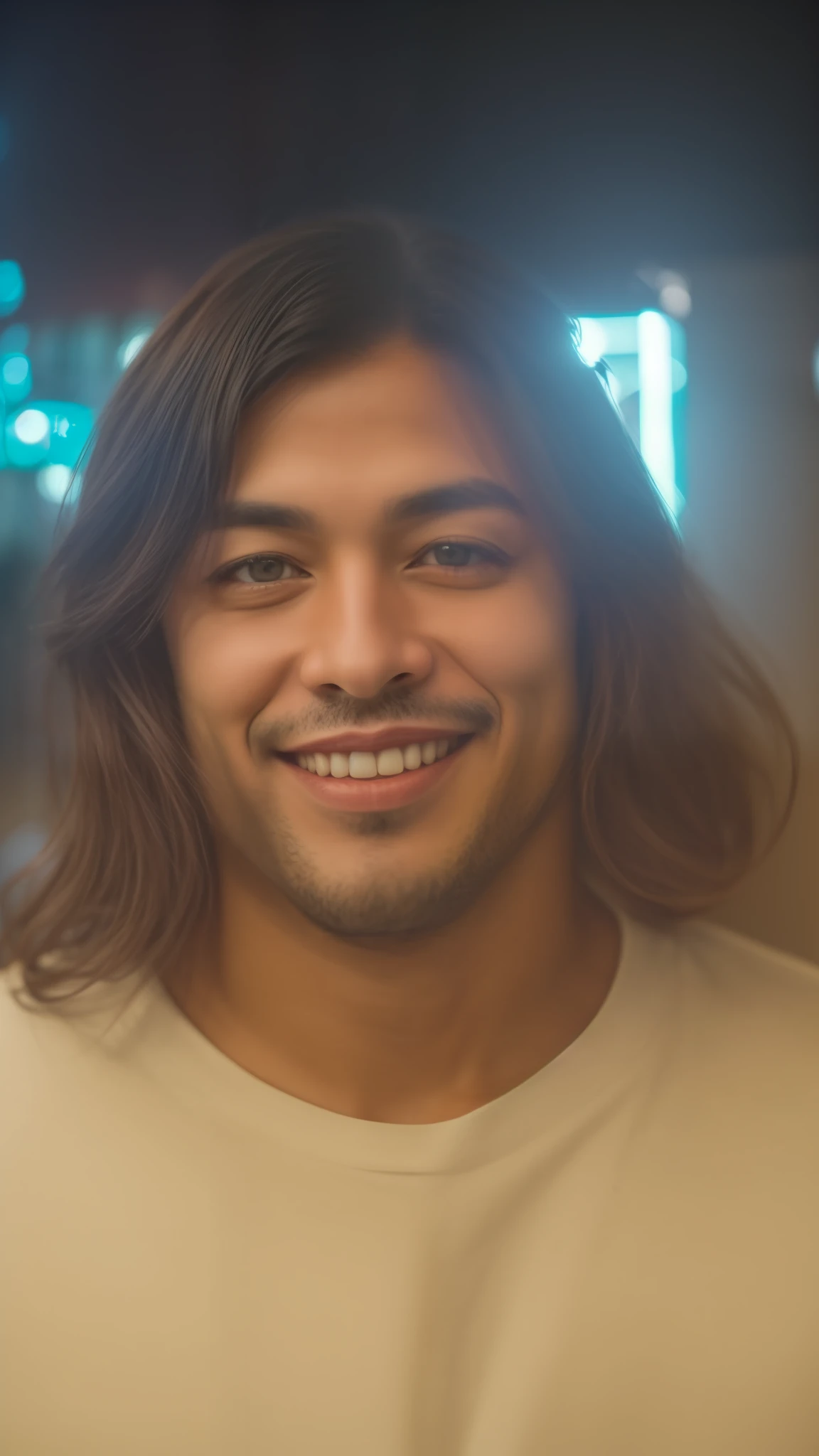 Foto RAW, um retrato de um homem de 2 0 anos em roupas, Tokyo night, (pele altamente detalhada: 1.2), 8k uhd, dslr, Soft illumination, alta qualidade, film grain, Fujifilm XT3