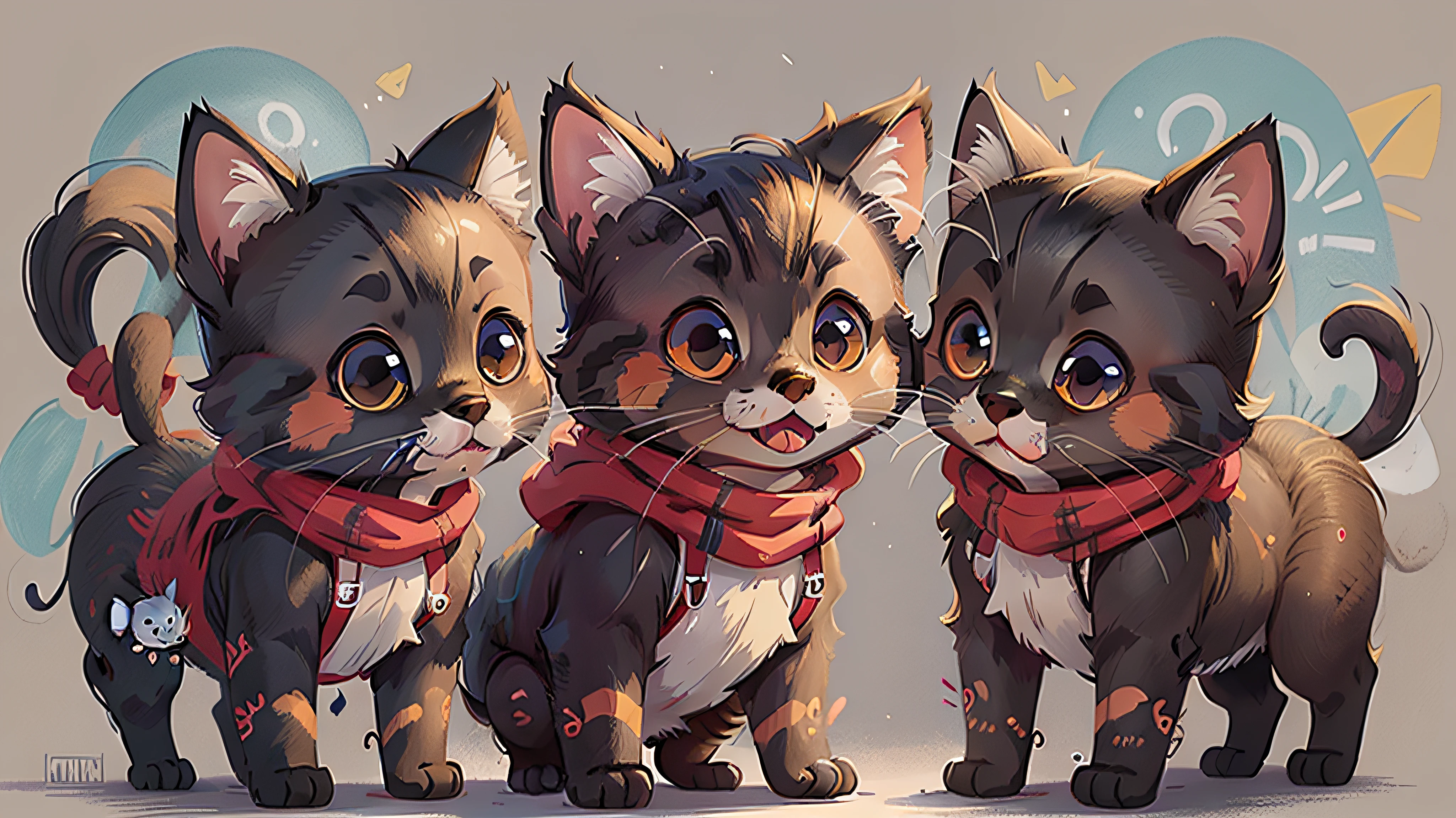 set of Christmas watercolor elements, in the style of Studio Ghibli, 3D vector art, cute and quirky, fantasy art, watercolor effect, Adobe Illustrator, hand-drawn, digital painting, low-poly, soft lighting, isometric style, retro aesthetic, focused on the character, 4K resolution, using Cinema 4D --auto