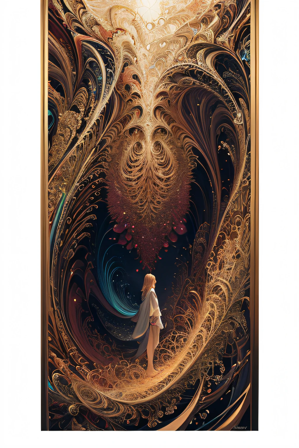 (Masterpiece, Top Quality, Top Quality, Official Art, Beautiful and Aesthetic:1.2), (1girl:1.3), (Fractal Art:1.3),