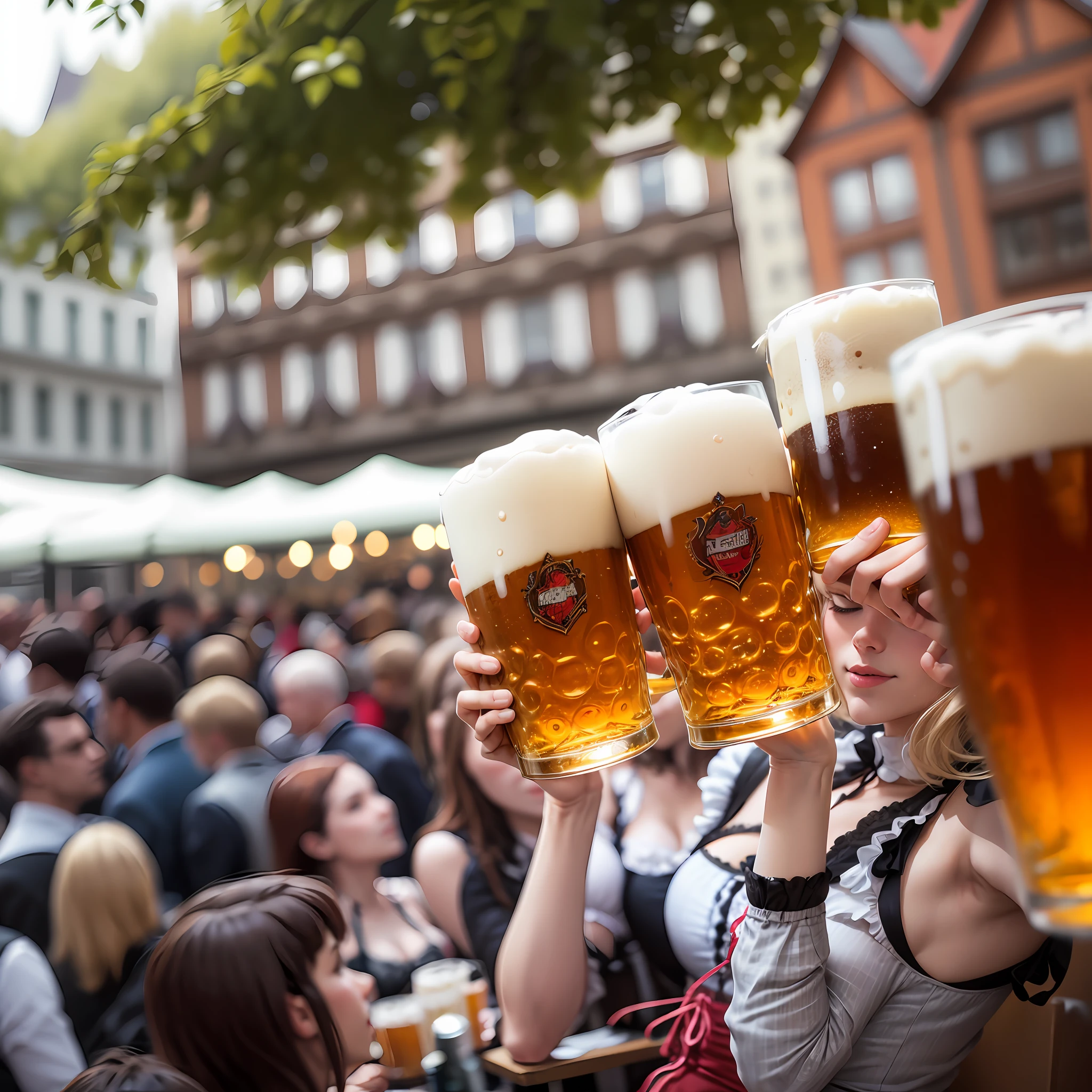oktoberfest, beer, germany, munich, Dirndl clothes --auto --s2