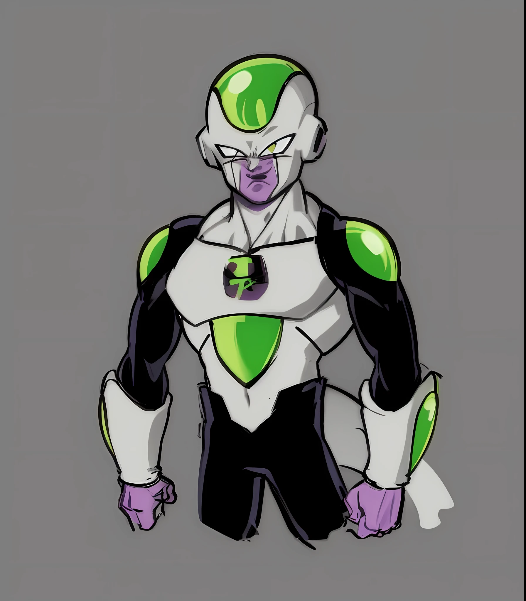 obra-prima, melhor qualidade, 1boy, frieza, close-up, olhando para o espectador, foco masculino, olhos vermelhos, solo, (sketchfab: 0,4), plano de fundo simples