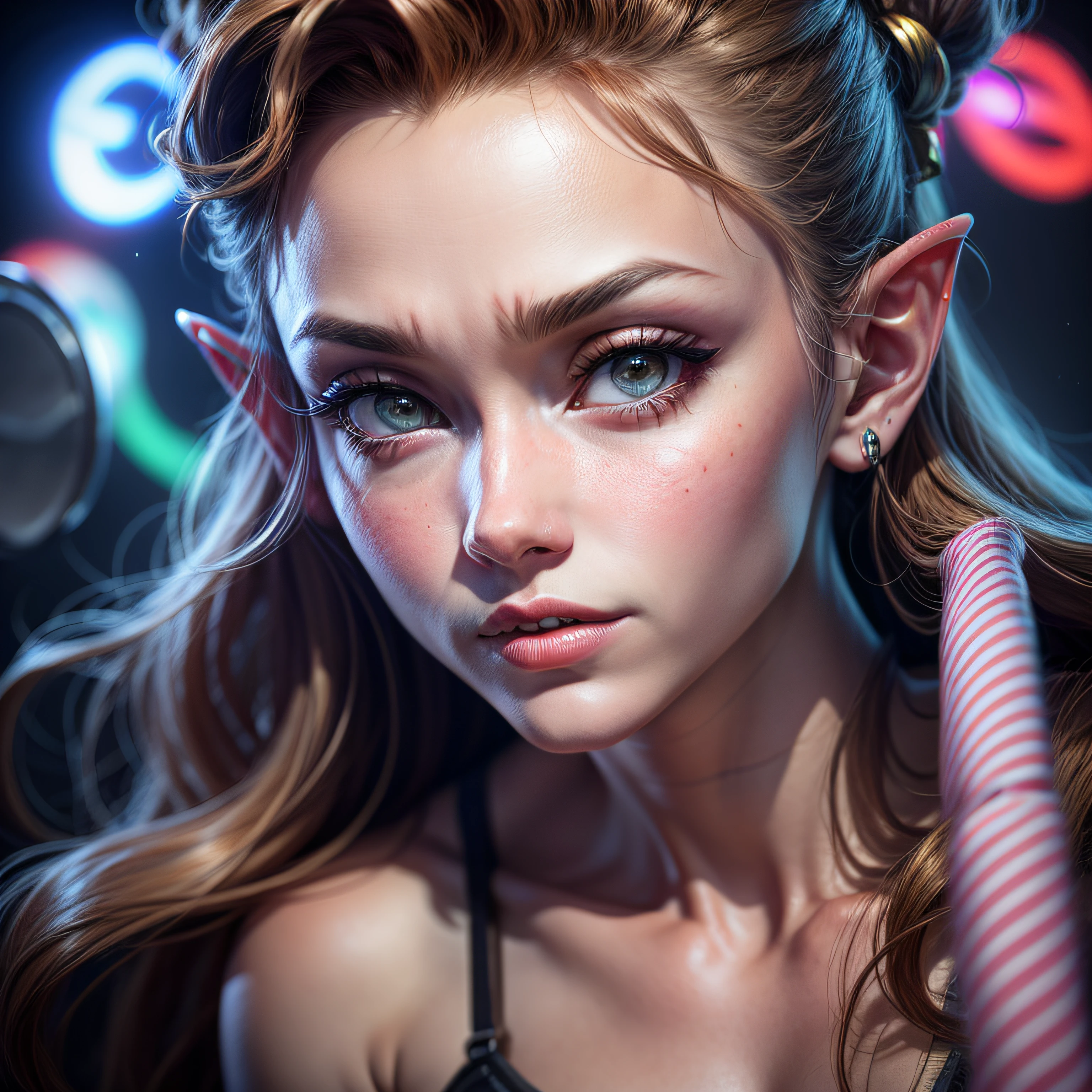 Mulher de cabelos loiros em roupa azul e bege segurando em poses de combate como em street fighter, Zelda, Retrato de Zelda, de lenda de Zelda, Link da lenda de Zelda, link do Zelda, Fotos cosplay, Cosplay ornamentado, Cosplay profissional, Cosplay, Cosplay Completo, Artgerm Moody Fotografia, Princesa Zelda, Zelda como Triforce, Hyrule, Anime Garota Cosplay, ray-traced, 3d-render, extremanente detalhado, alta qualidade, Luz e sombra realistas, cabelos loiros, eye reflection, Sorriso leve, ray tracing, ray tracing, High detail, realismo, hiper-realismo, profundidade de campo, cinematic lighting, desfoque de movimento, brilho, luz brilhante, raios de deus, ray tracing, reflection light, Afterimage, multiple views, Reflexo da lente, Bokeh, 4k, UHD, Masterpiece, anatomicamente correto, pele texturizada, Super Detalhe, alta qualidade, melhor qualidade, 8k