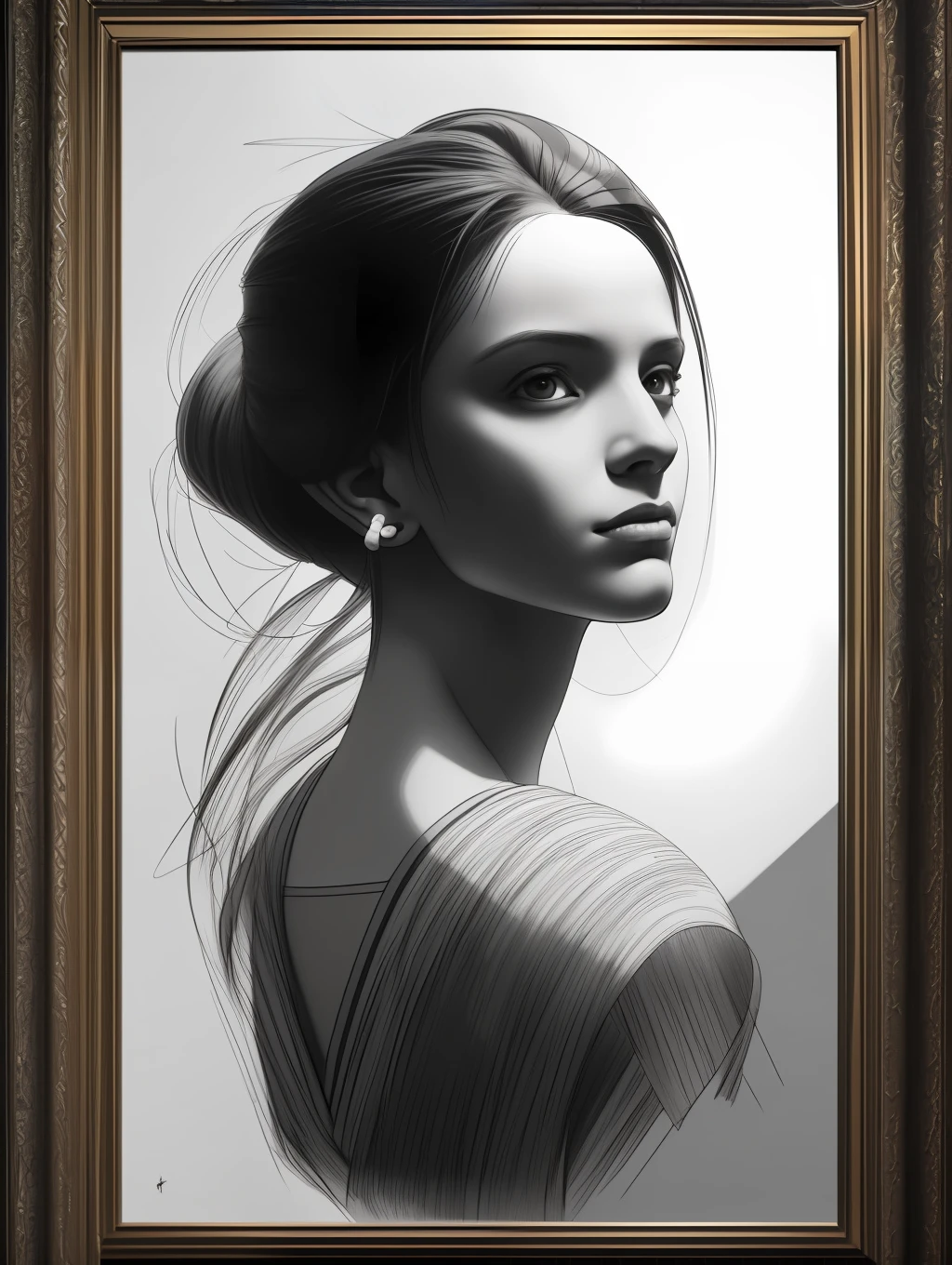 Lovely detailed sketch art in the style of Tony Diterlizzi, Cross Hatching, strong facial expression, cartoon, pencil art, photorrealism, insanely beautiful woman, ethereal, mysterious, 8k, uhd, perfect composition, beautiful detailed intricate insanely detailed octane render trending on artstation, 8 k artistic photography, photorealistic concept art, soft natural volumetric cinematic perfect light, chiaroscuro, award - winning photograph, masterpiece, oil on canvas, raphael, caravaggio, greg rutkowski, beeple, beksinski, giger