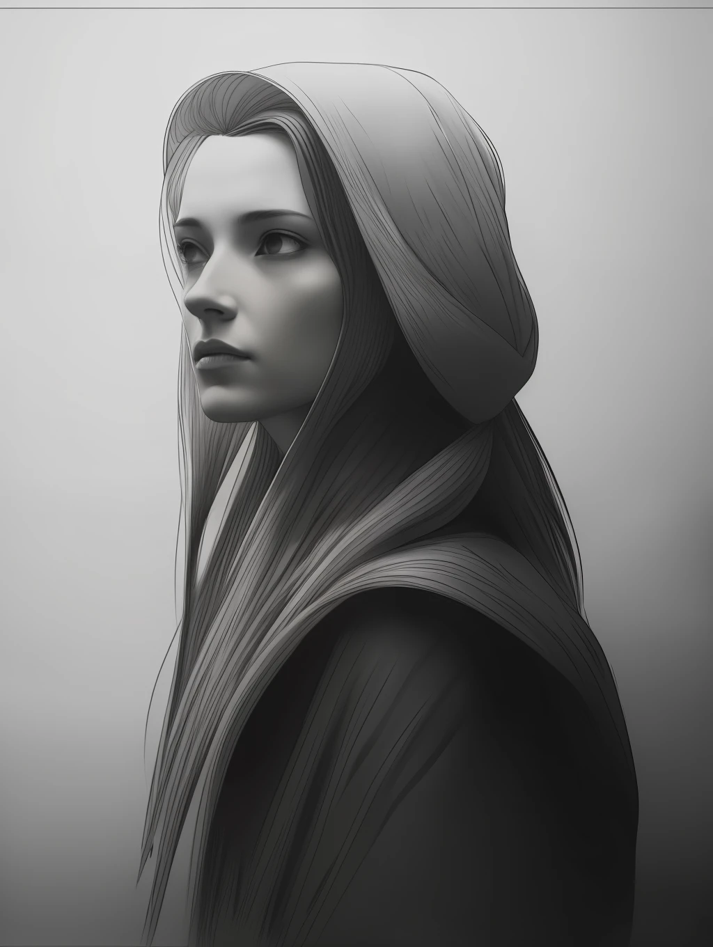 Lovely detailed sketch art in the style of Tony Diterlizzi, Cross Hatching, strong facial expression, cartoon, pencil art, photorrealism, insanely beautiful woman, ethereal, mysterious, 8k, uhd, perfect composition, beautiful detailed intricate insanely detailed octane render trending on artstation, 8 k artistic photography, photorealistic concept art, soft natural volumetric cinematic perfect light, chiaroscuro, award - winning photograph, masterpiece, oil on canvas, raphael, caravaggio, greg rutkowski, beeple, beksinski, giger