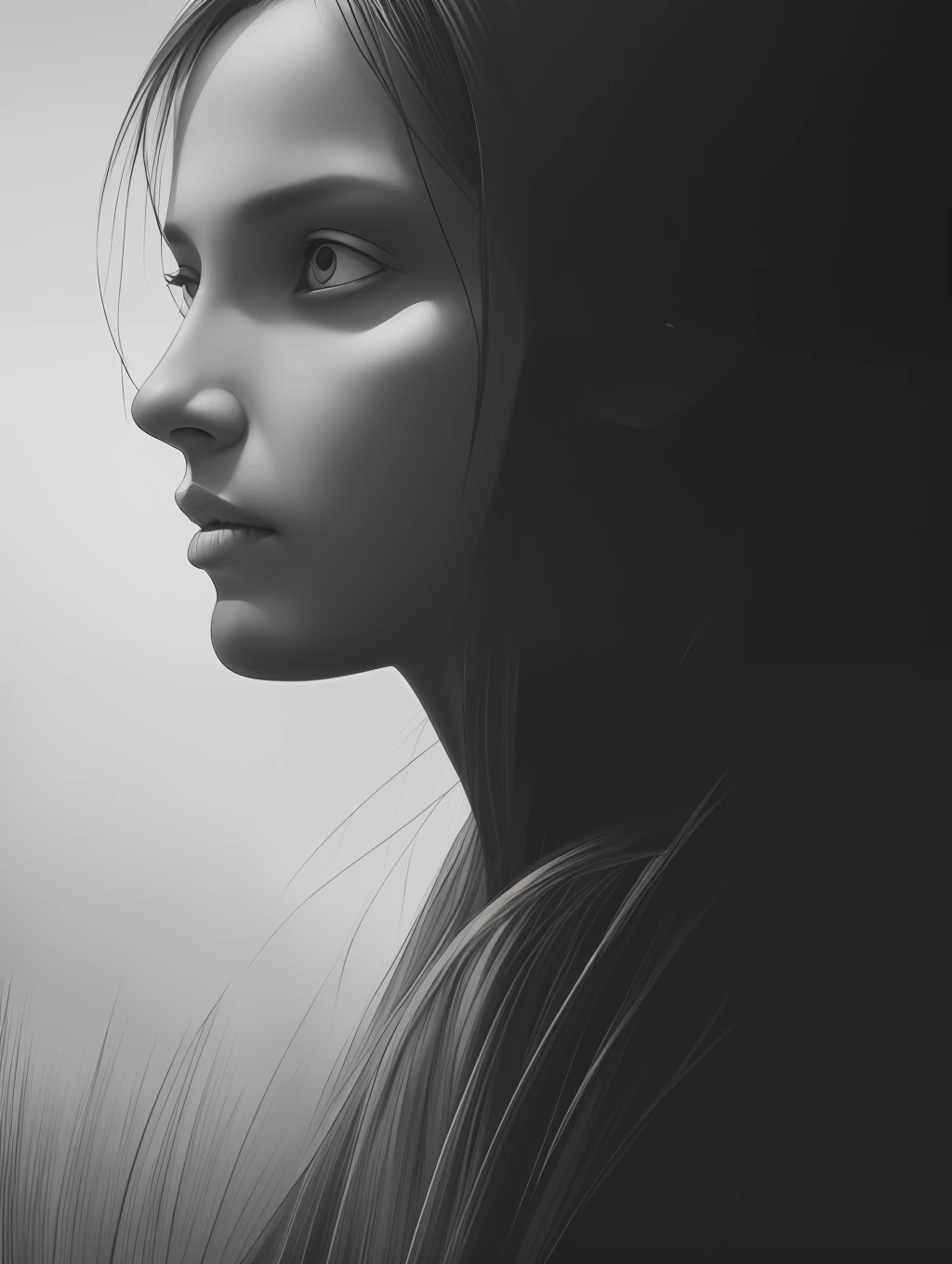 Lovely detailed sketch art in the style of Tony Diterlizzi, Cross Hatching, strong facial expression, cartoon, pencil art, photorrealism, insanely beautiful woman, ethereal, mysterious, 8k, uhd, perfect composition, beautiful detailed intricate insanely detailed octane render trending on artstation, 8 k artistic photography, photorealistic concept art, soft natural volumetric cinematic perfect light, chiaroscuro, award - winning photograph, masterpiece, oil on canvas, raphael, caravaggio, greg rutkowski, beeple, beksinski, giger