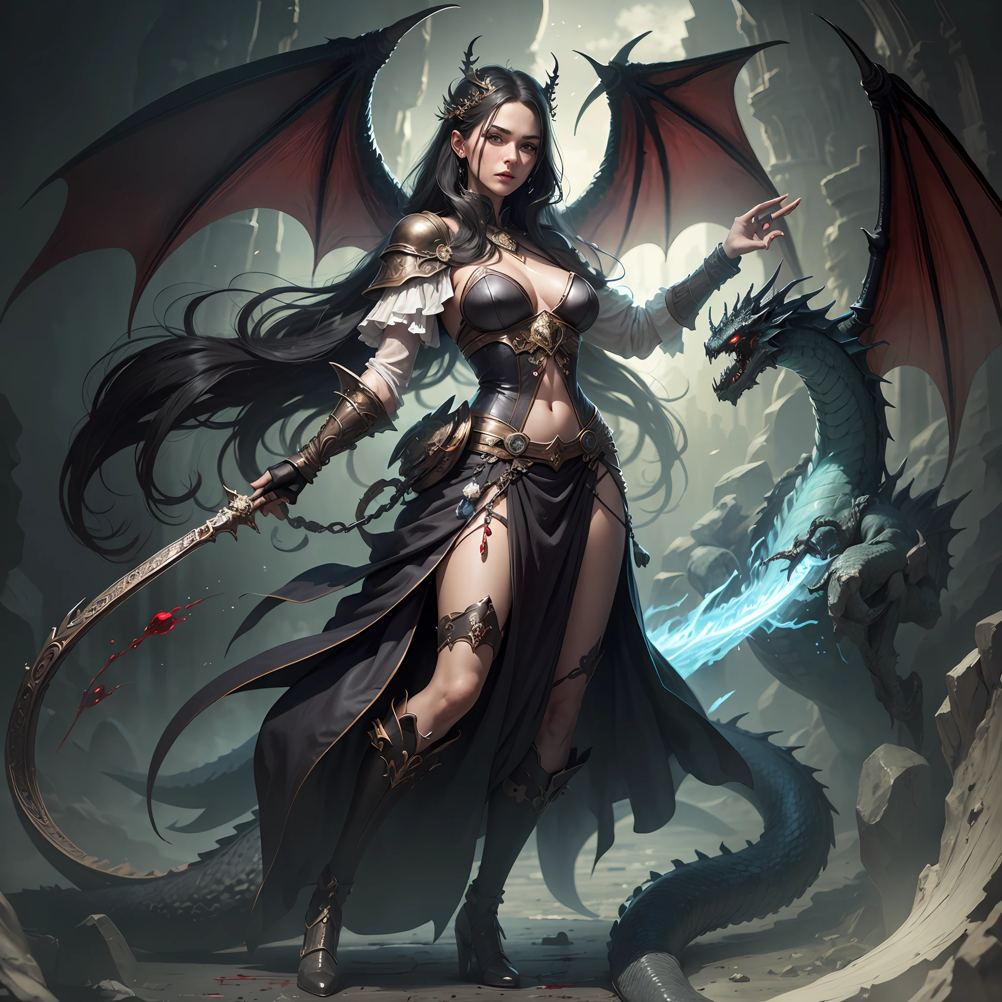 a elder mage realistic , angelic race , blood of dragon , fantasy --auto --s2