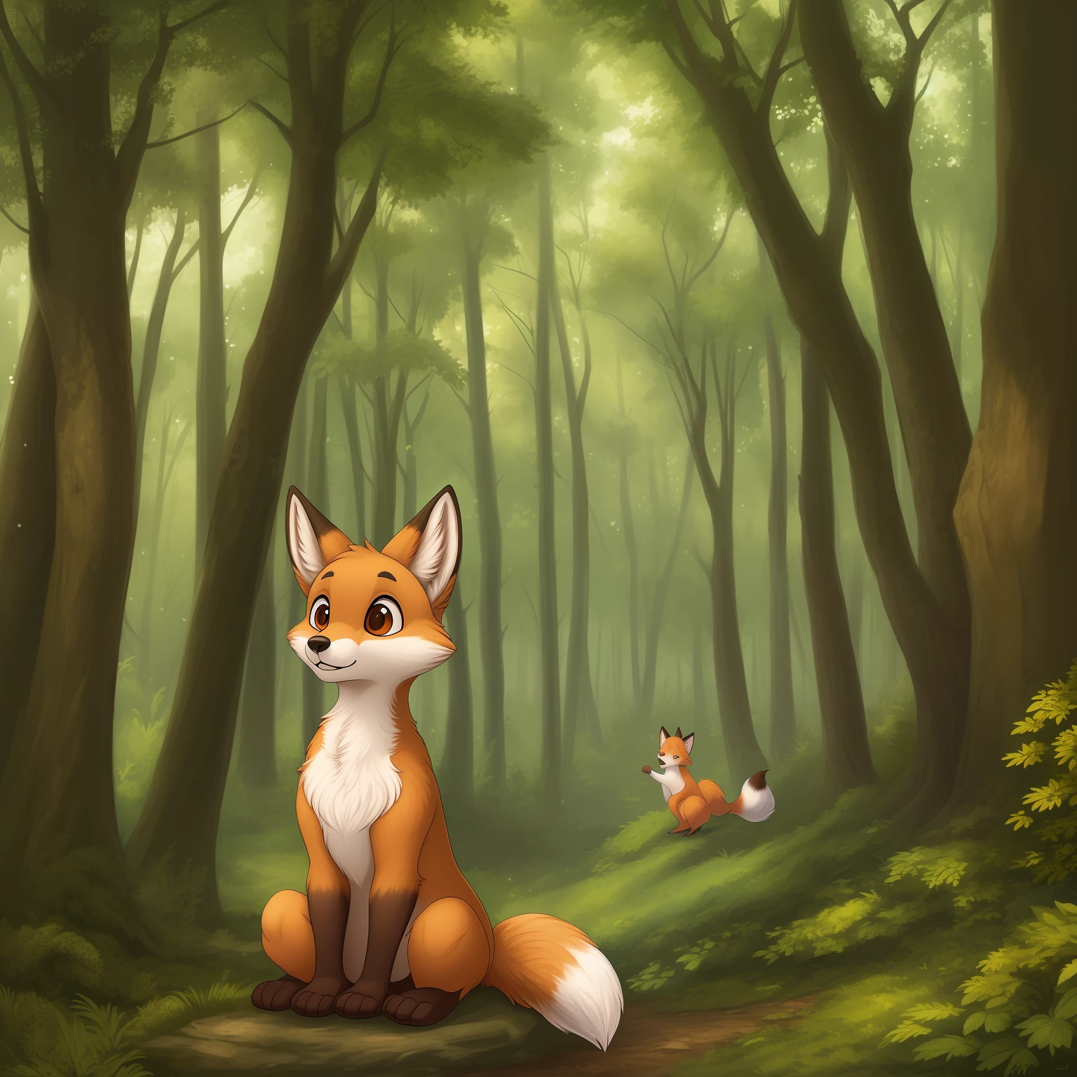 In the Kingdom of the Forest，There is a tribe of foxes