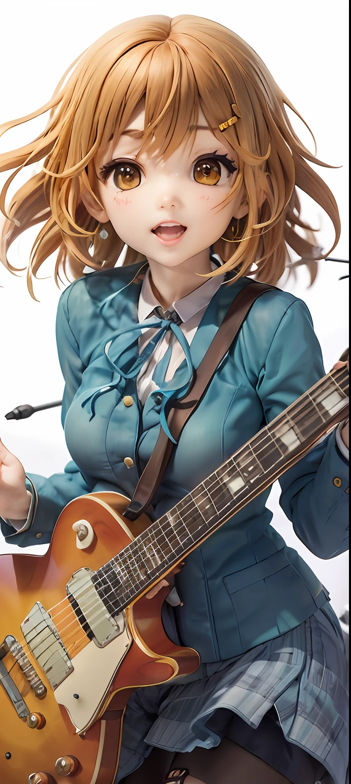 ((animegirl),(Guitar in hand)),K-on Kyoani style,Anime moe art,Official artwork,Moe anime ,(High-precision details,Intricate art of key anime characters),Portrait of Shiina Ringo,(Multi-angle display,Unique perspective angle),chihiro! Fujisaki and other cute lori characters,(Cute Kantai collection style),(guitar solo,Free-dancing fingers)