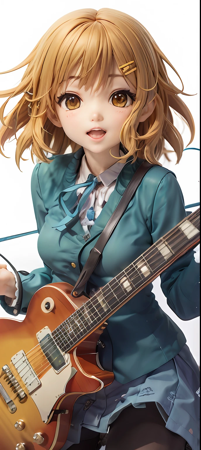 ((animegirl),(Guitar in hand)),K-on Kyoani style,Anime moe art,Official artwork,Moe anime loli,(High-precision details,Intricate art of key anime characters),Portrait of Shiina Ringo,(Multi-angle display,Unique perspective angle),chihiro! Fujisaki and other cute lori characters,(Cute Kantai collection style),(guitar solo,Free-dancing fingers)