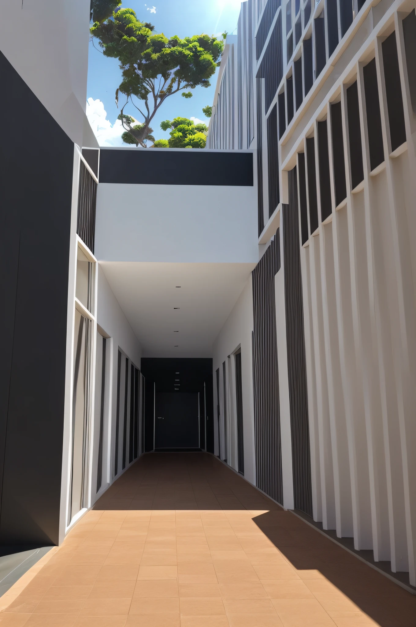 O exterior de uma escola bonita; arte linear; vista frontal; arte linear; preto e branco; manga-style --auto
