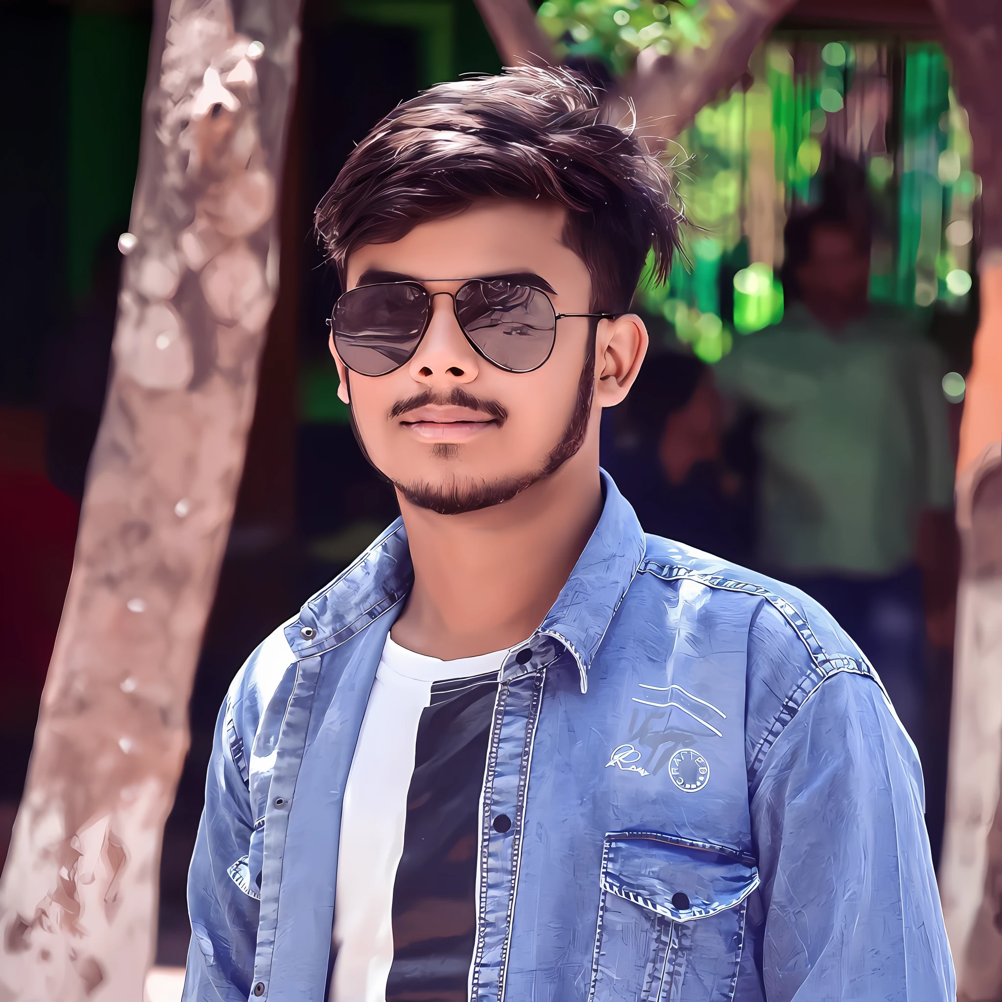 Change my background to a realistic war, convert me realistic avtar, hendsome boy,8k ultra hd